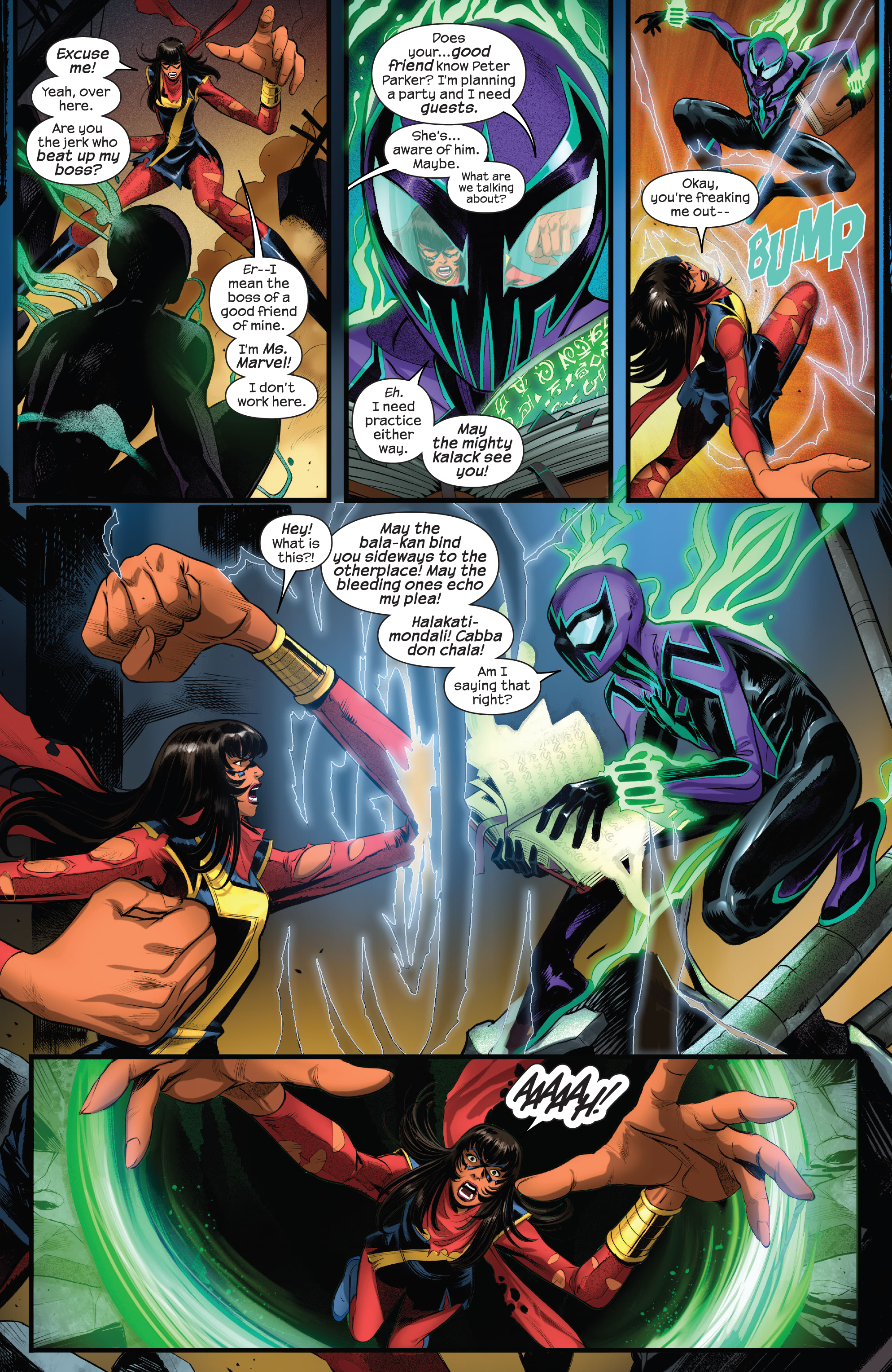 Read online Dark Web: Ms. Marvel comic -  Issue #1 - 22