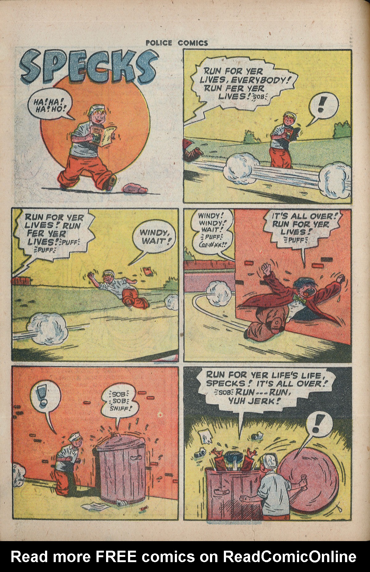 Read online Police Comics comic -  Issue #80 - 18