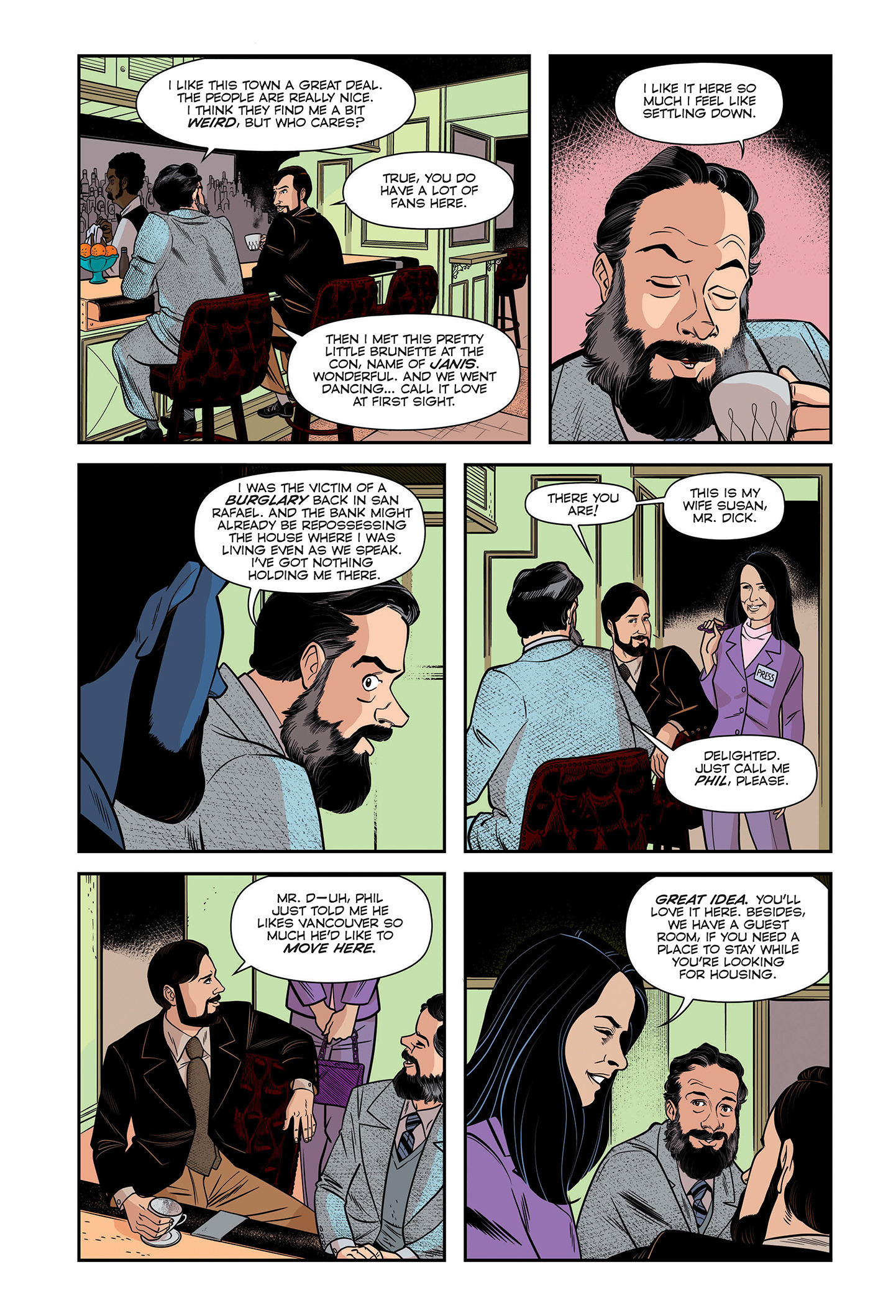 Read online Philip K. Dick: A Comics Biography comic -  Issue # TPB - 99