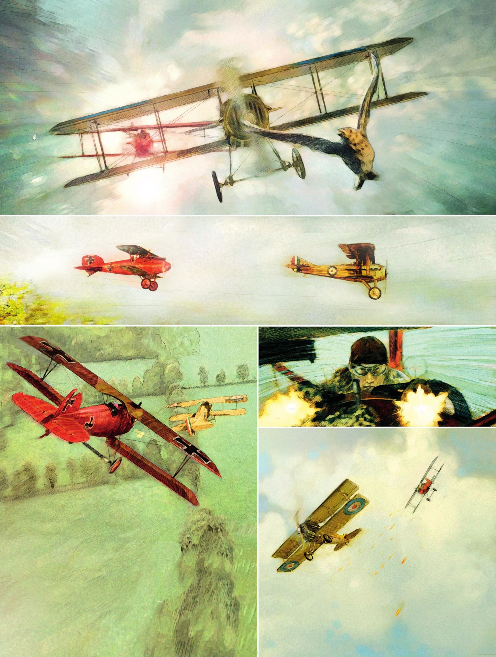Read online Red Baron comic -  Issue #1 - 6