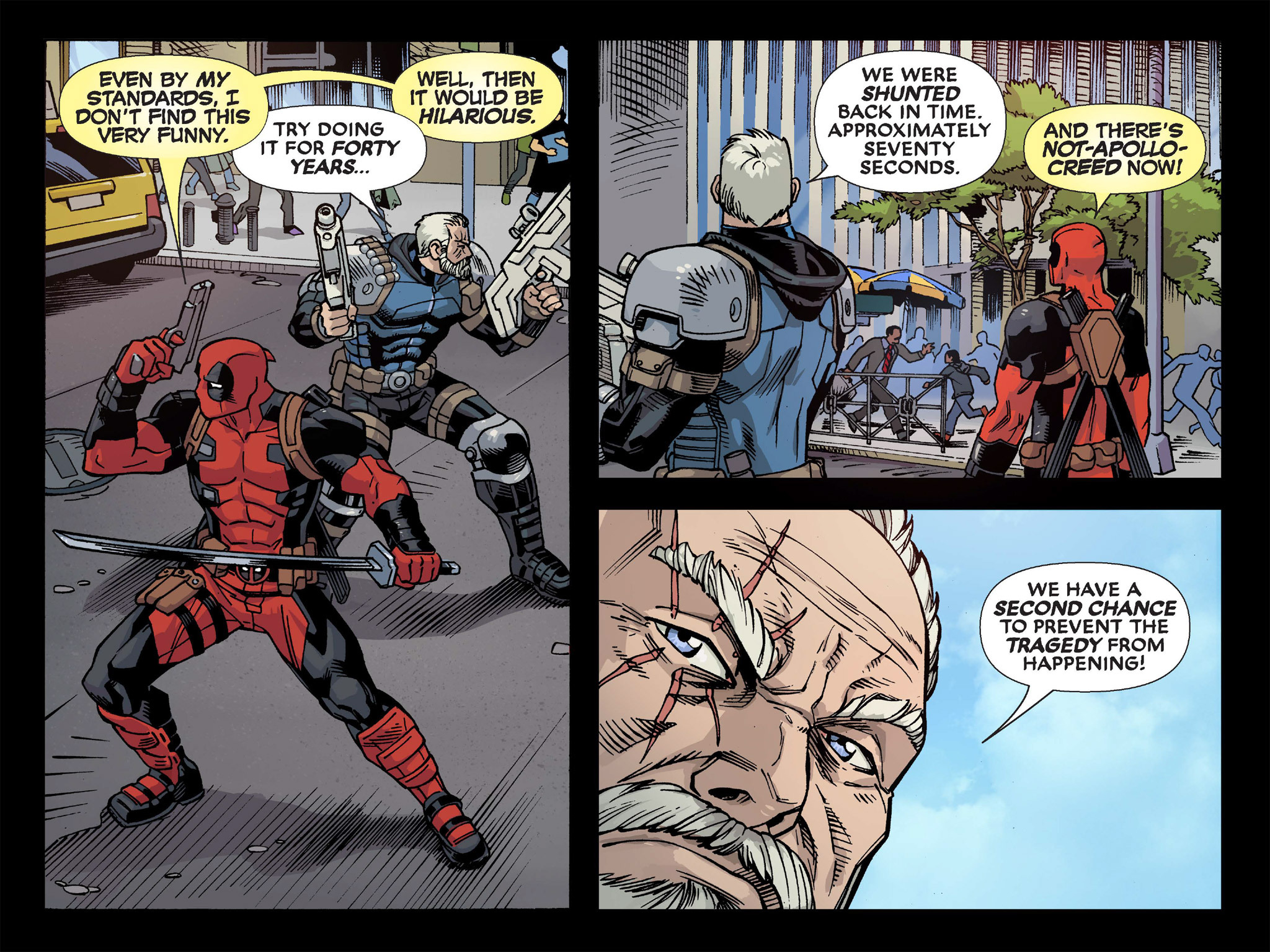 Read online Deadpool & Cable: Split Second Infinite Comic comic -  Issue #3 - 18