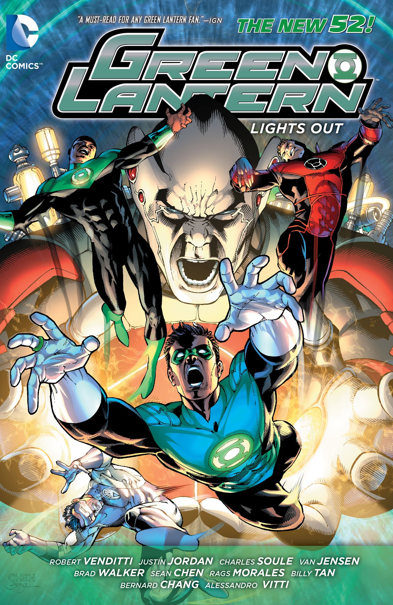 Read online Green Lantern: Lights Out comic -  Issue # TPB - 1