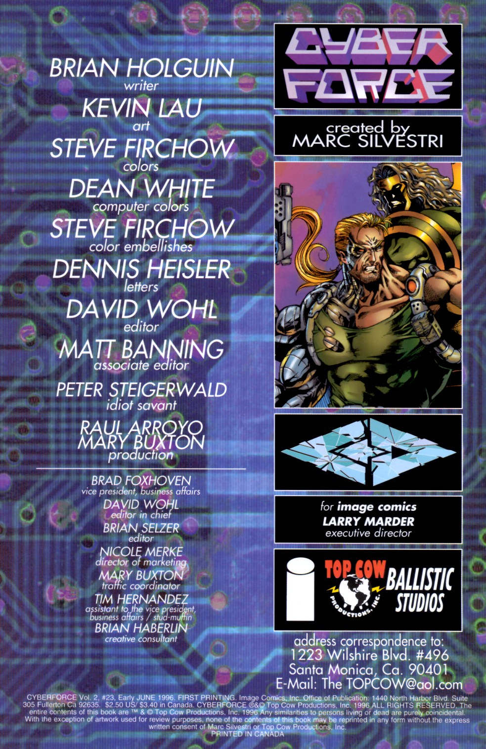 Cyberforce (1993) Issue #23 #23 - English 2