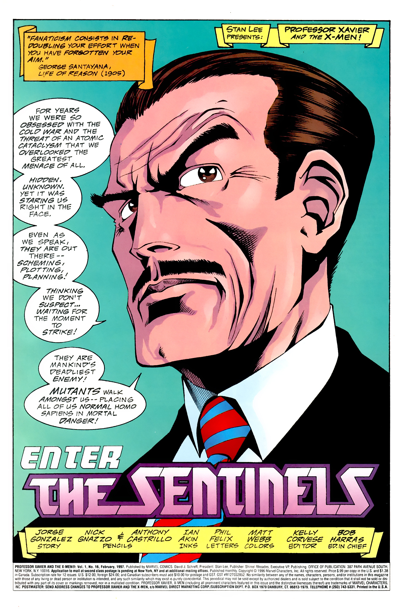 Read online Professor Xavier and the X-Men comic -  Issue #16 - 2