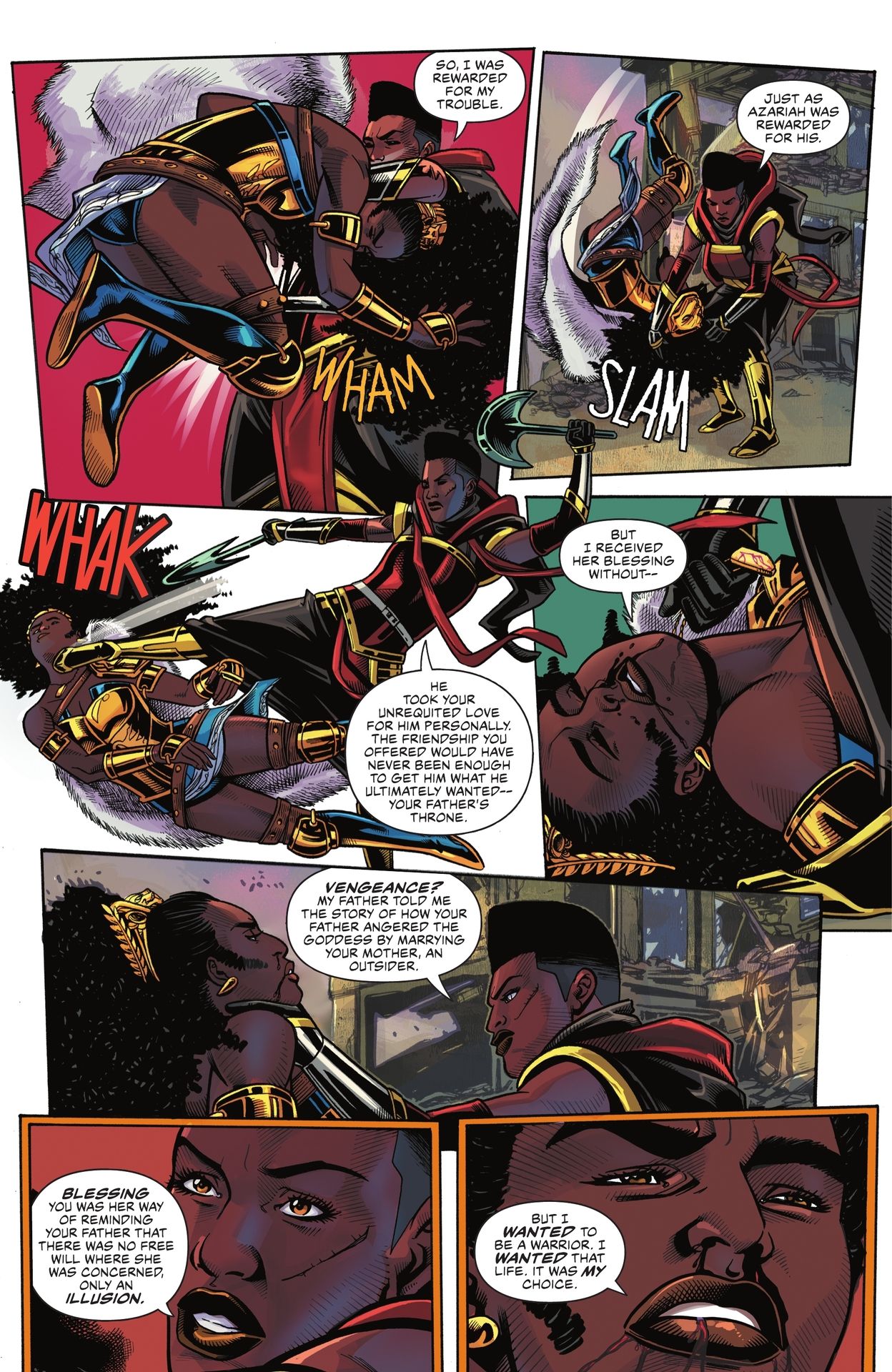 Read online Nubia: Queen of the Amazons comic -  Issue #3 - 16