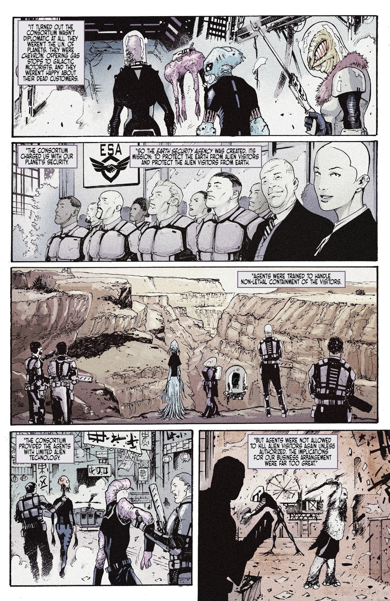 Read online Port of Earth comic -  Issue #1 - 11