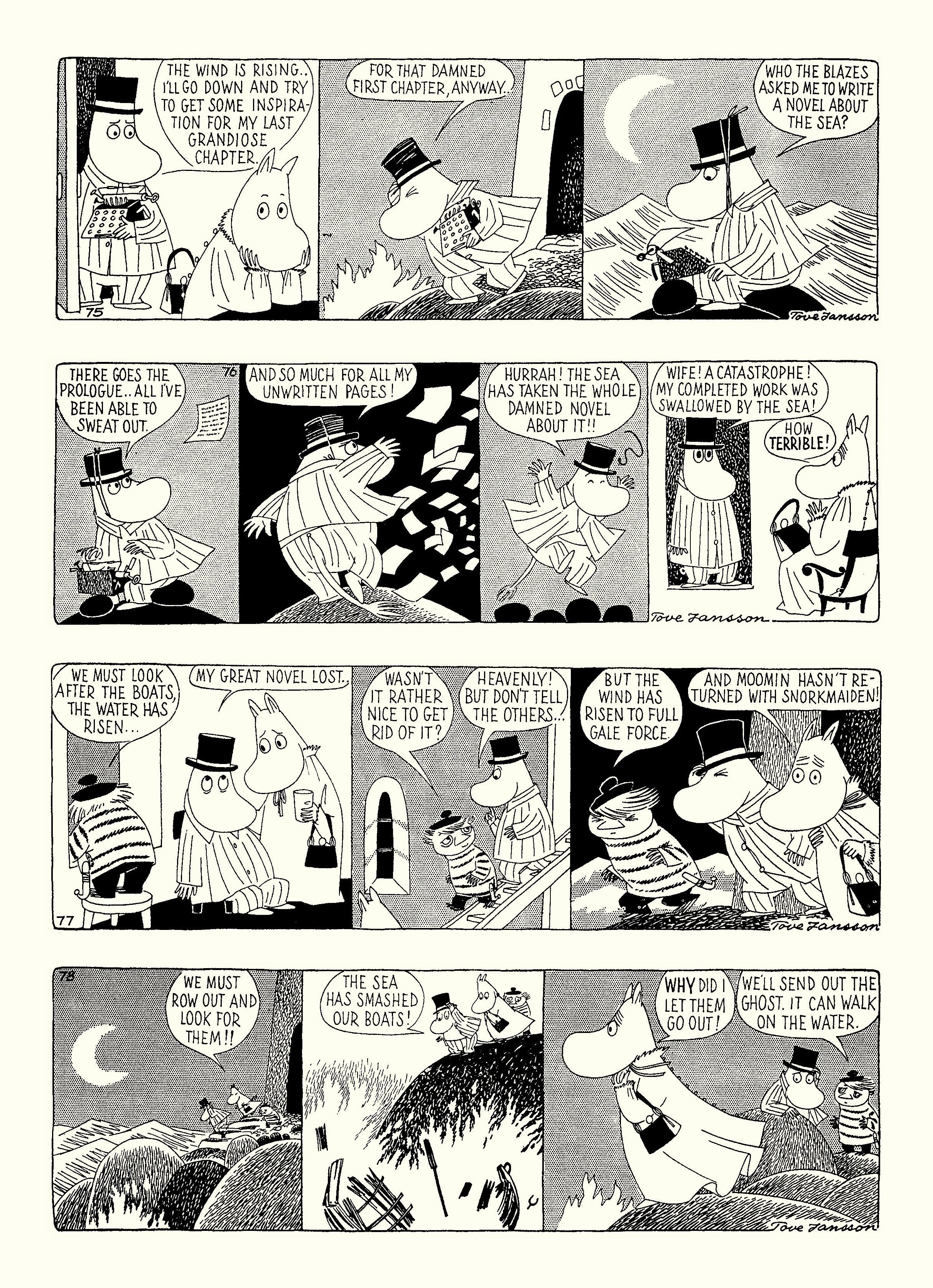 Read online Moomin: The Complete Tove Jansson Comic Strip comic -  Issue # TPB 3 - 74