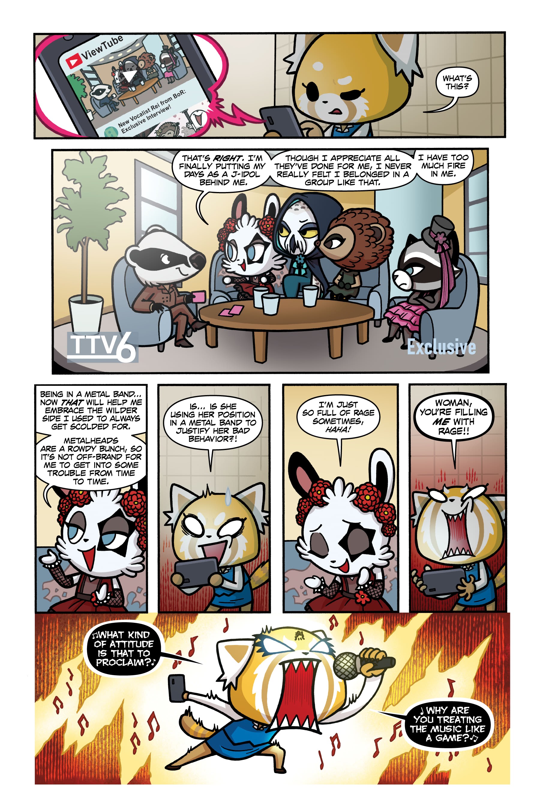 Read online Aggretsuko: Little Rei of Sunshine comic -  Issue # TPB - 42
