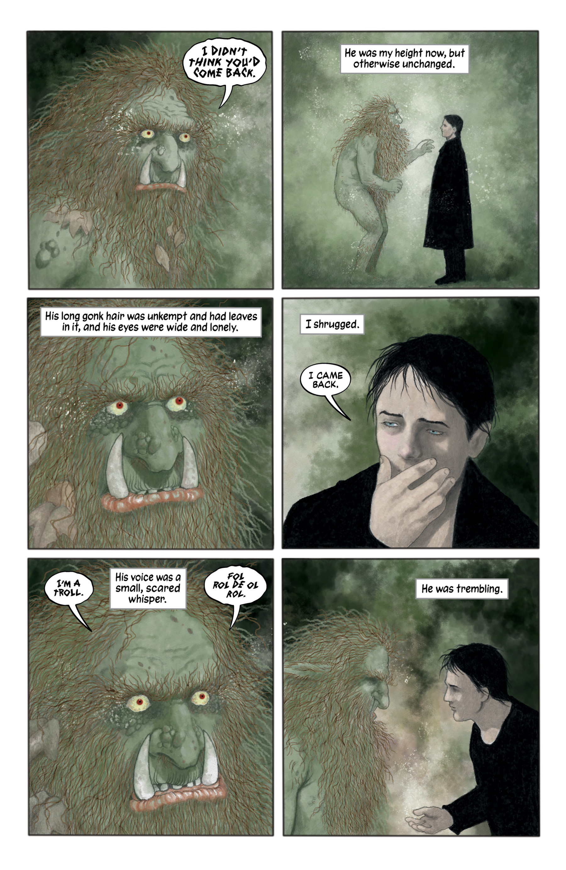 Read online Neil Gaiman's Troll Bridge comic -  Issue # TPB - 54