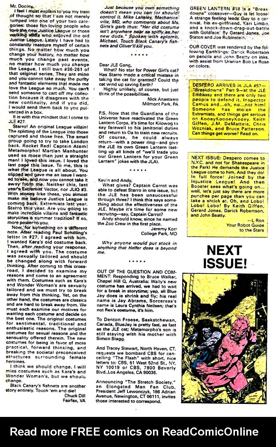 Read online Justice League Europe comic -  Issue #32 - 25