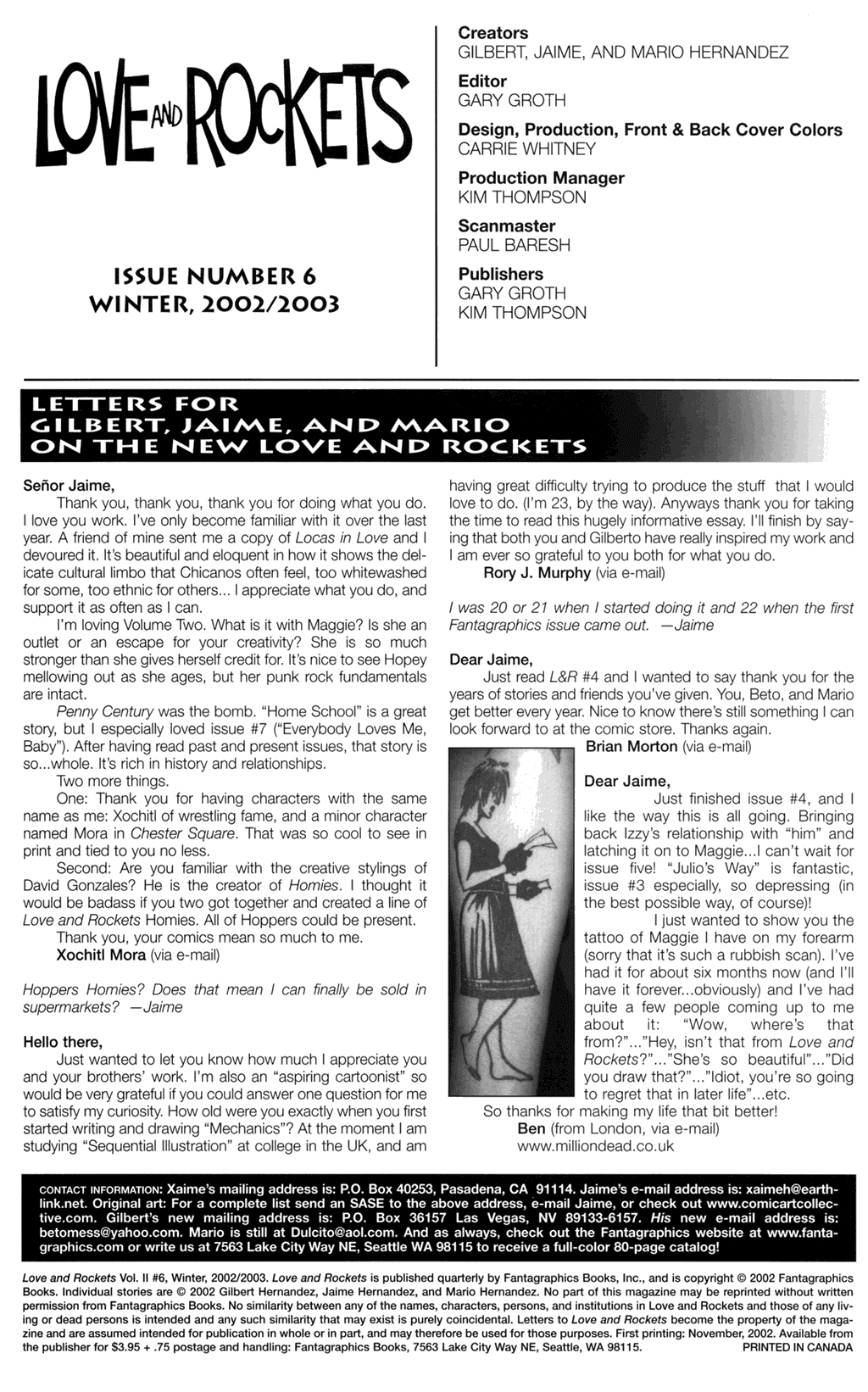 Read online Love and Rockets (2001) comic -  Issue #6 - 35