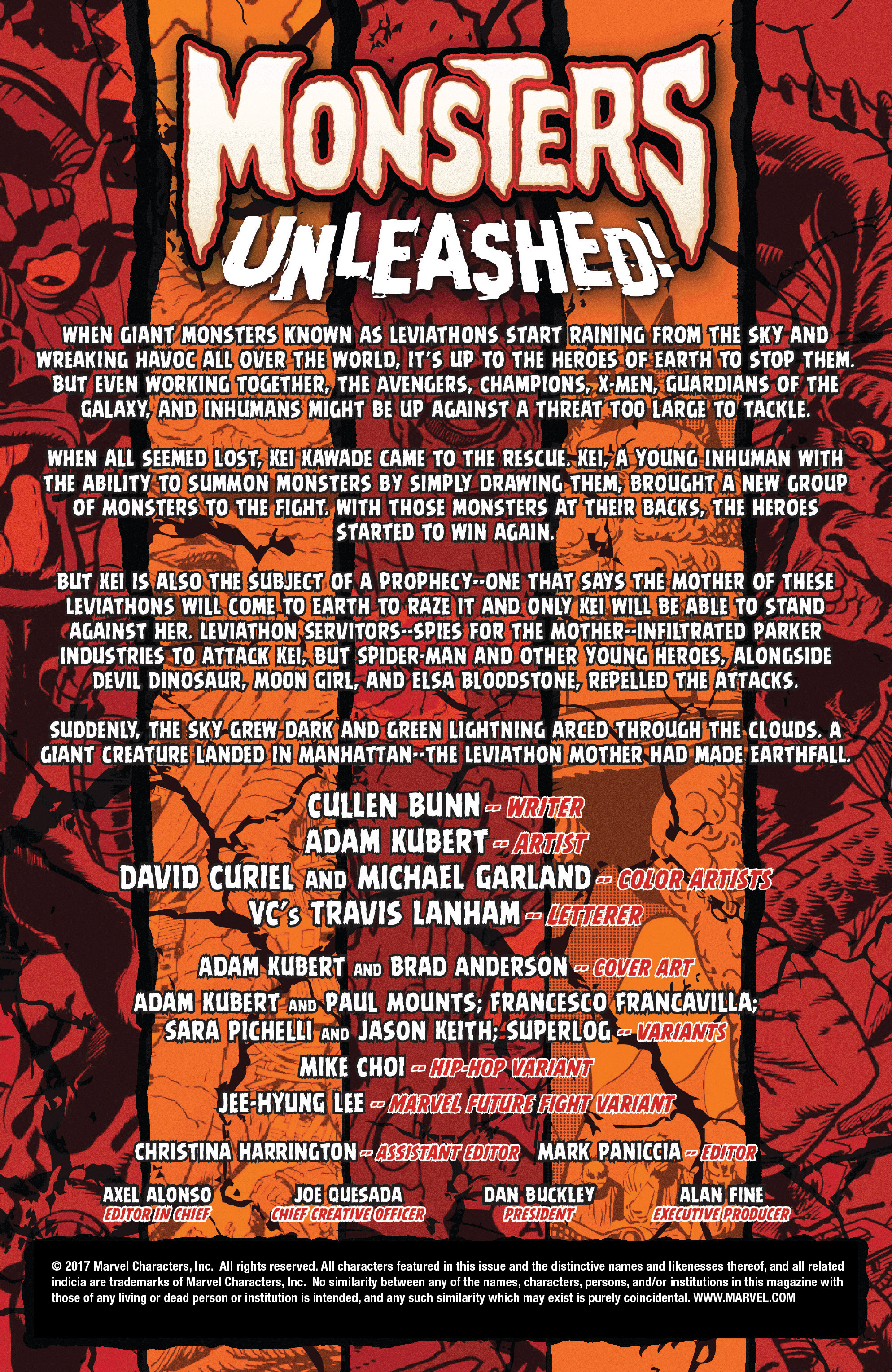 Read online Monsters Unleashed (2017) comic -  Issue #5 - 2