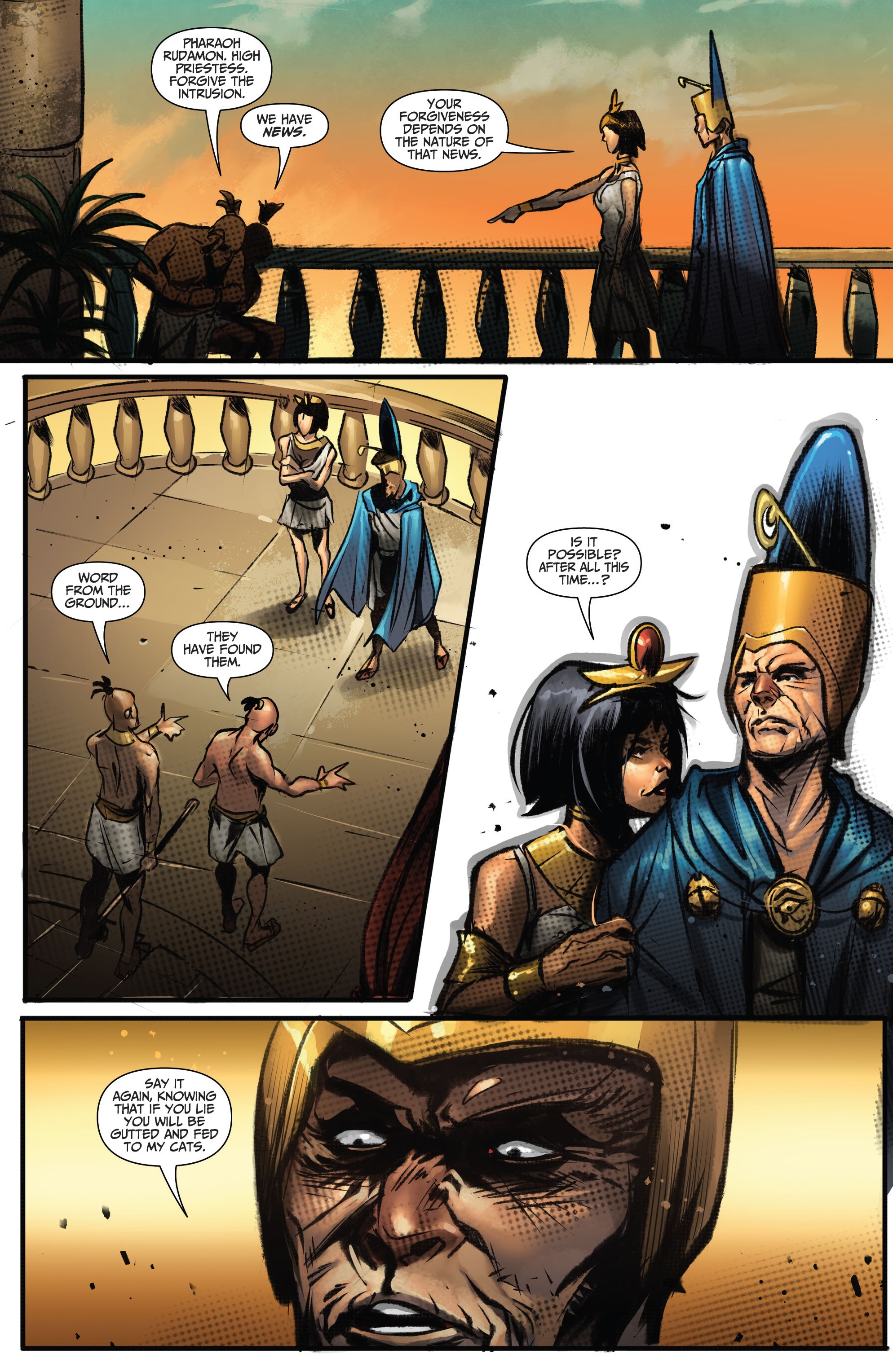 Read online Myths & Legends Quarterly: Blood Pharaoh comic -  Issue # Full - 19