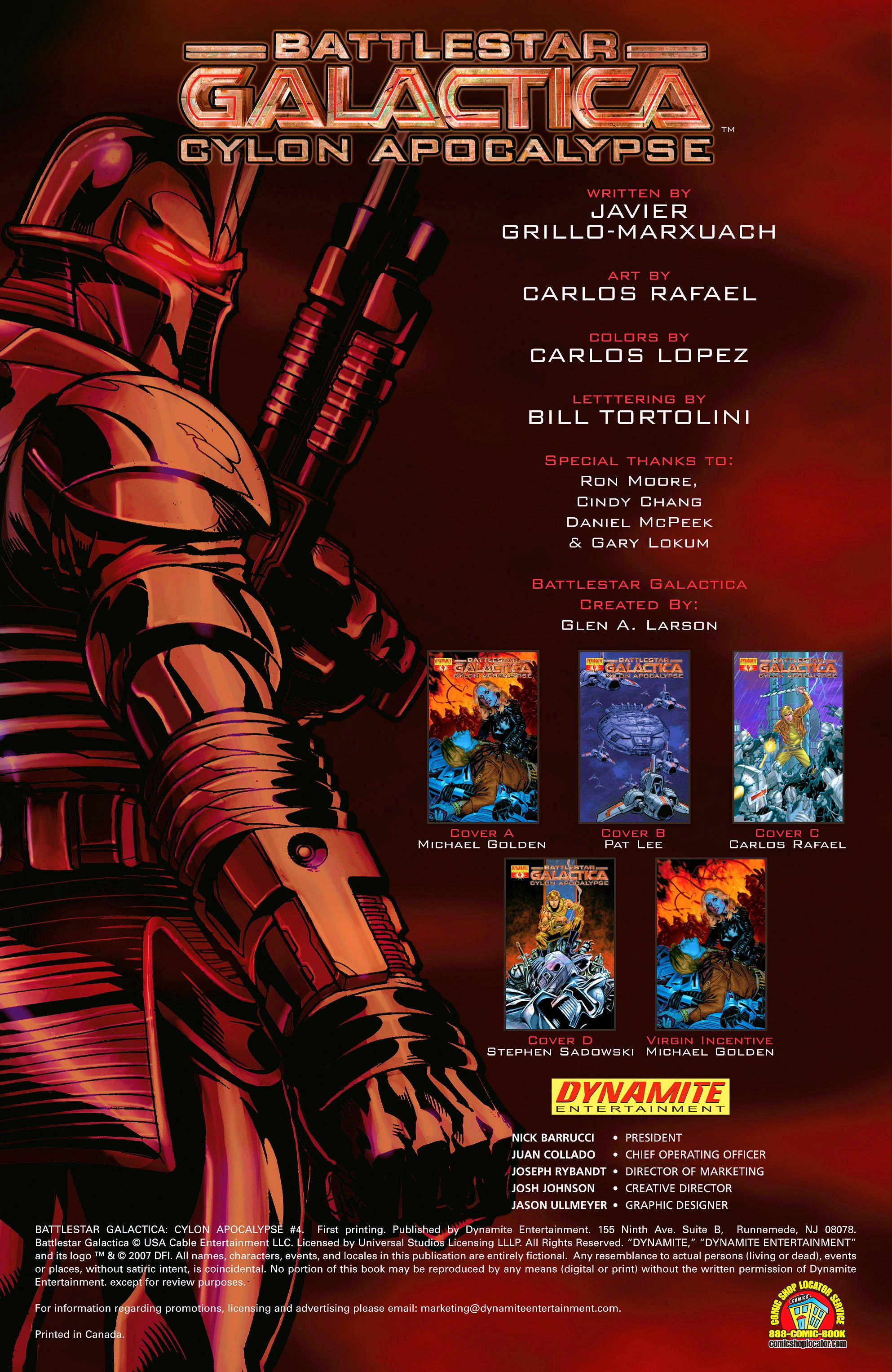 Read online Battlestar Galactica: Cylon Apocalypse comic -  Issue #4 - 5