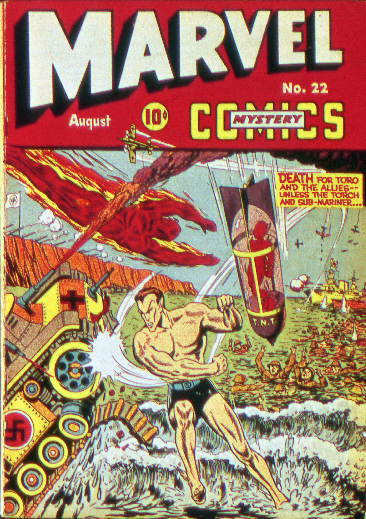 Read online Marvel Mystery Comics comic -  Issue #22 - 2