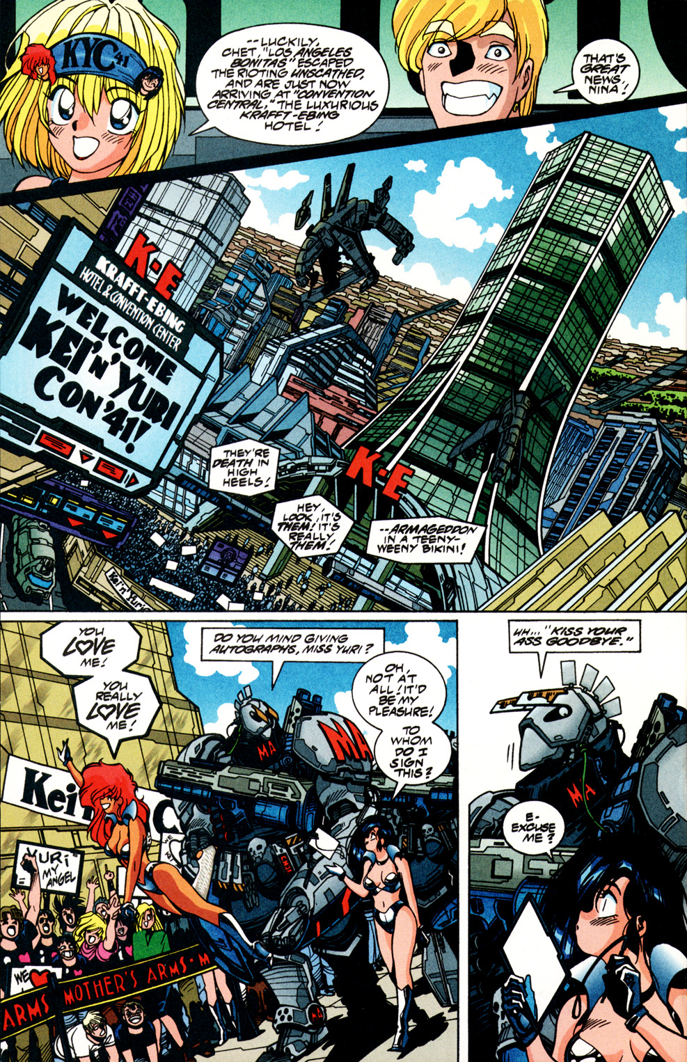 Read online Dirty Pair: Fatal But Not Serious comic -  Issue #2 - 10