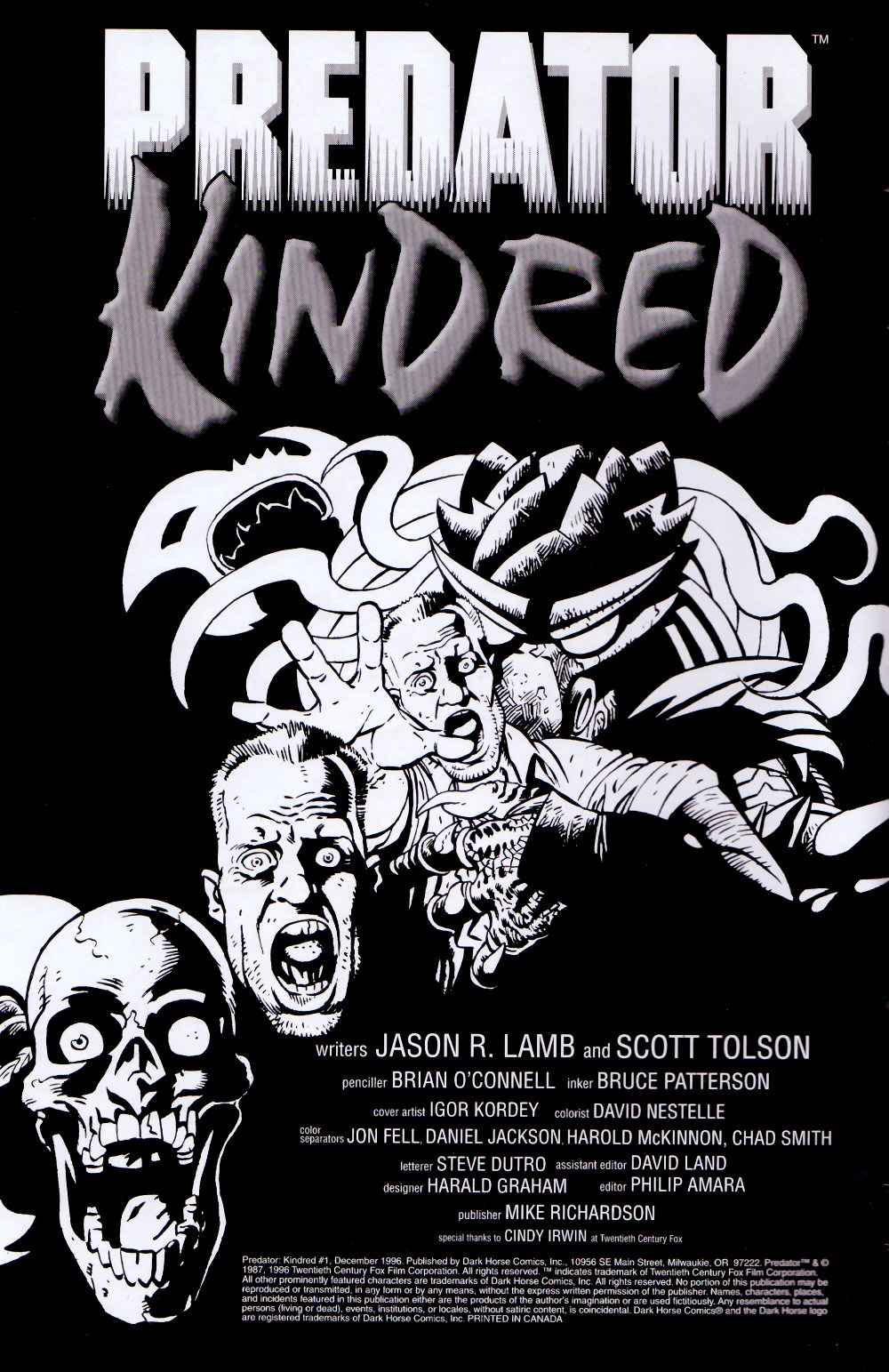 Read online Predator: Kindred comic -  Issue #1 - 2