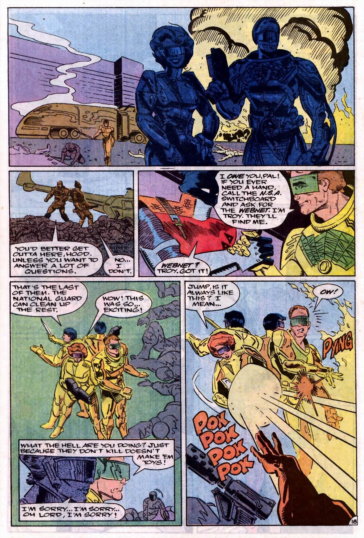 Read online The Web (1991) comic -  Issue #3 - 19