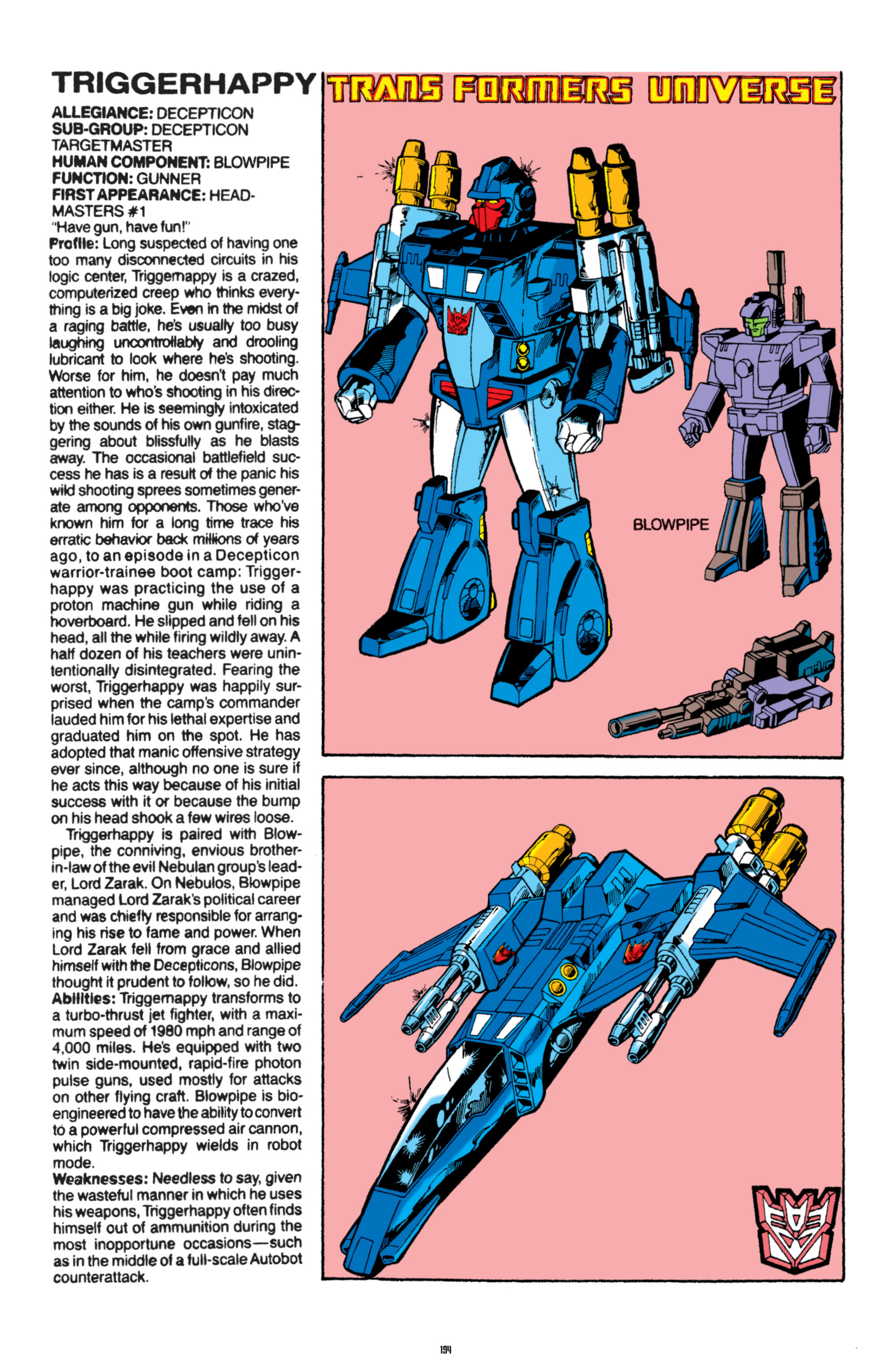 Read online The Transformers Classics comic -  Issue # TPB 8 - 191
