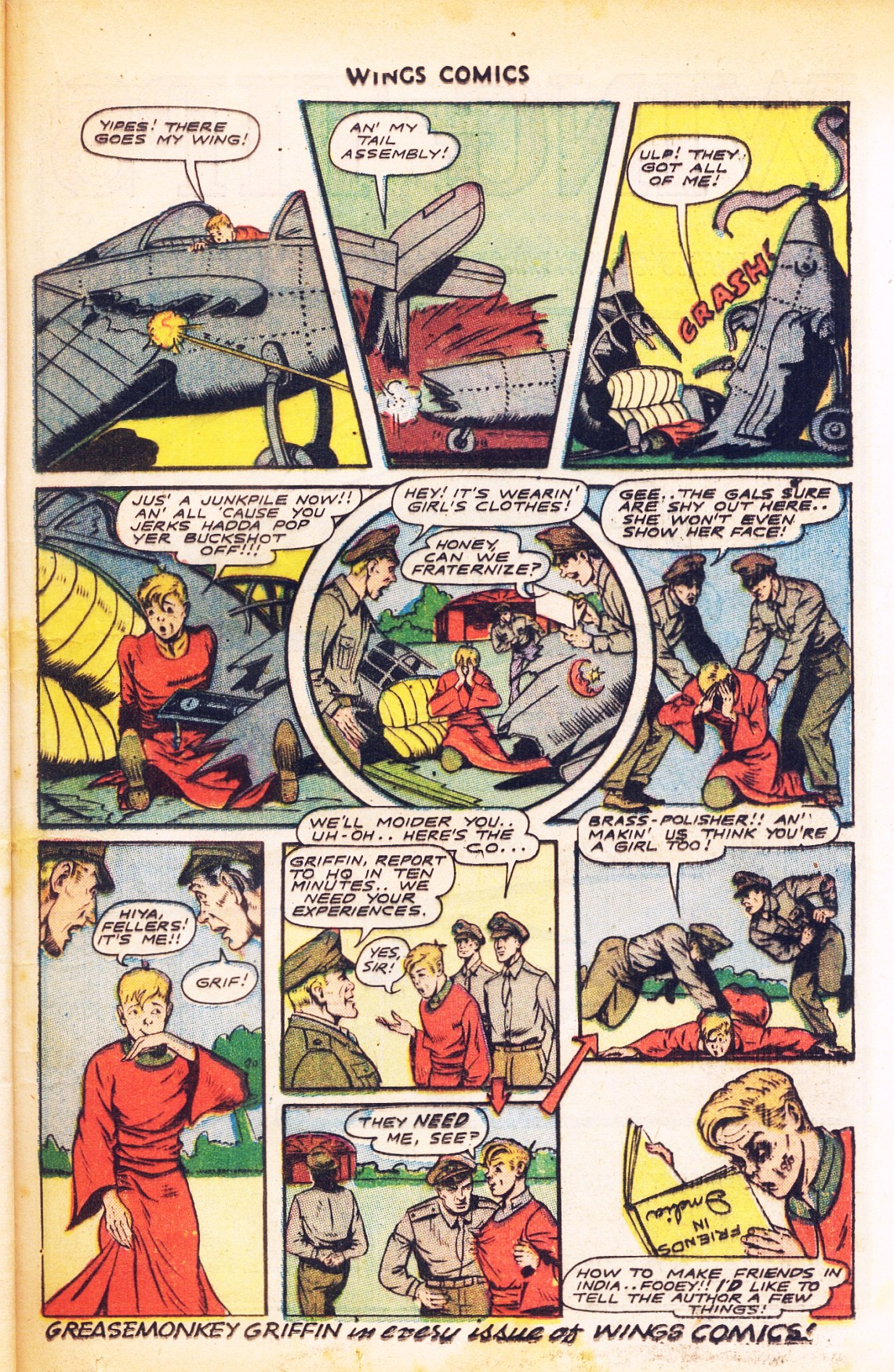 Read online Wings Comics comic -  Issue #66 - 35