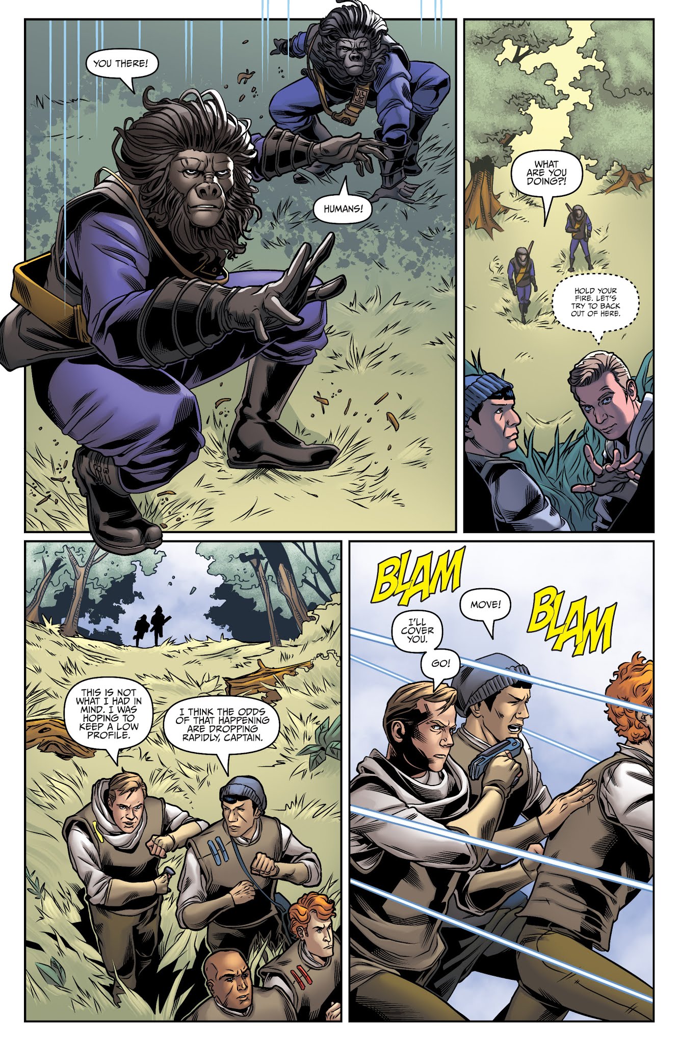 Read online Star Trek/Planet of the Apes: The Primate Directive comic -  Issue #2 - 4