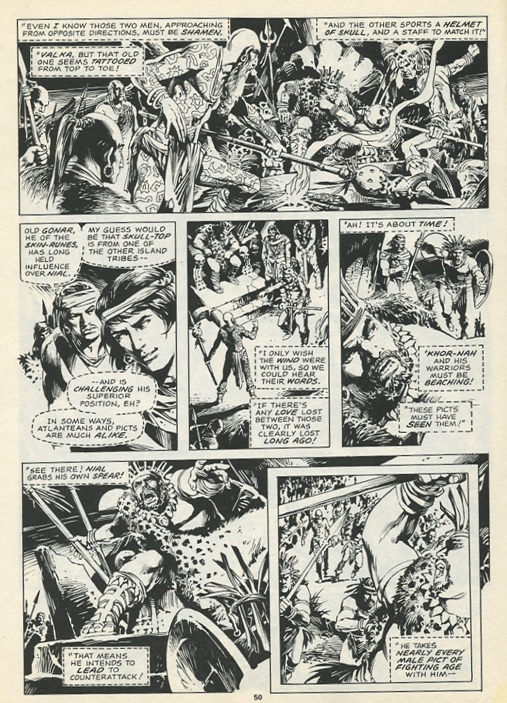 Read online The Savage Sword Of Conan comic -  Issue #197 - 52