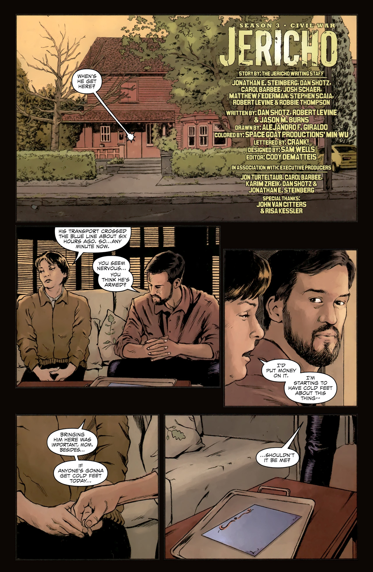 Read online Jericho comic -  Issue #3 - 7