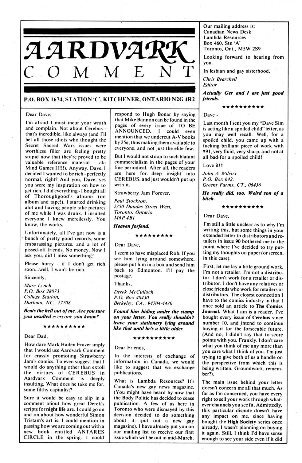 Cerebus Issue #96 #96 - English 24