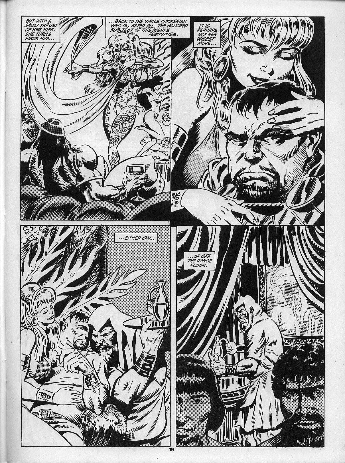 Read online The Savage Sword Of Conan comic -  Issue #201 - 21