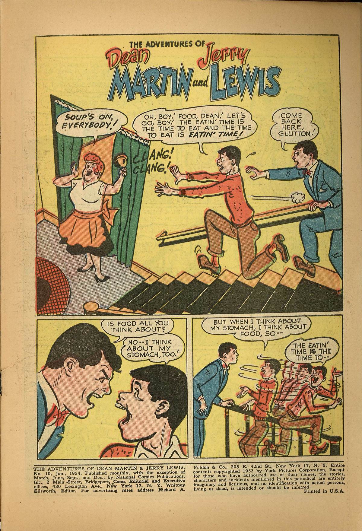 Read online The Adventures of Dean Martin and Jerry Lewis comic -  Issue #10 - 3