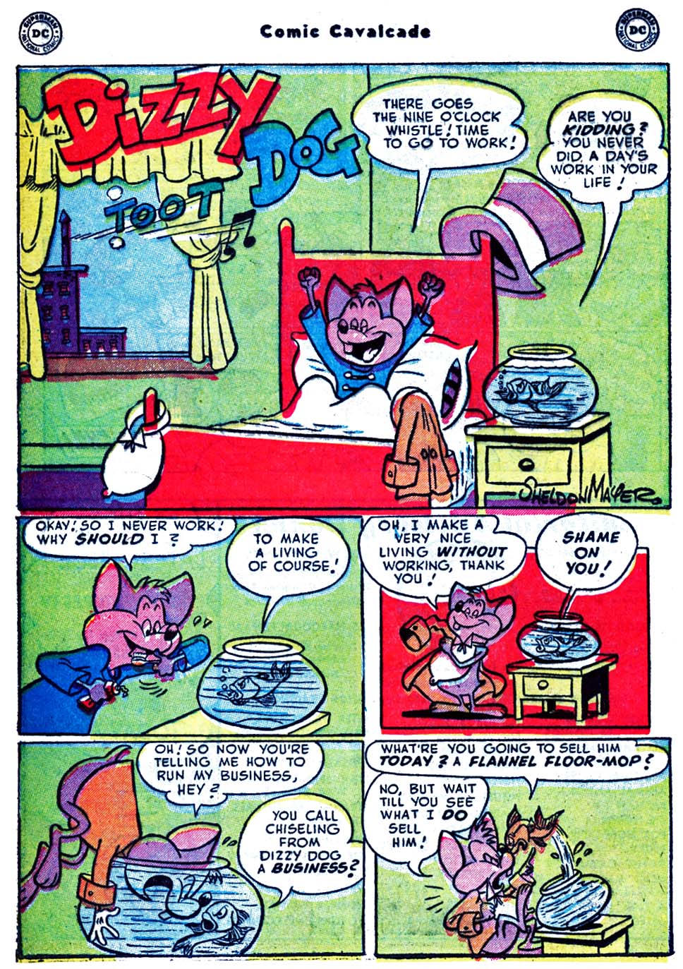 Read online Comic Cavalcade comic -  Issue #55 - 36