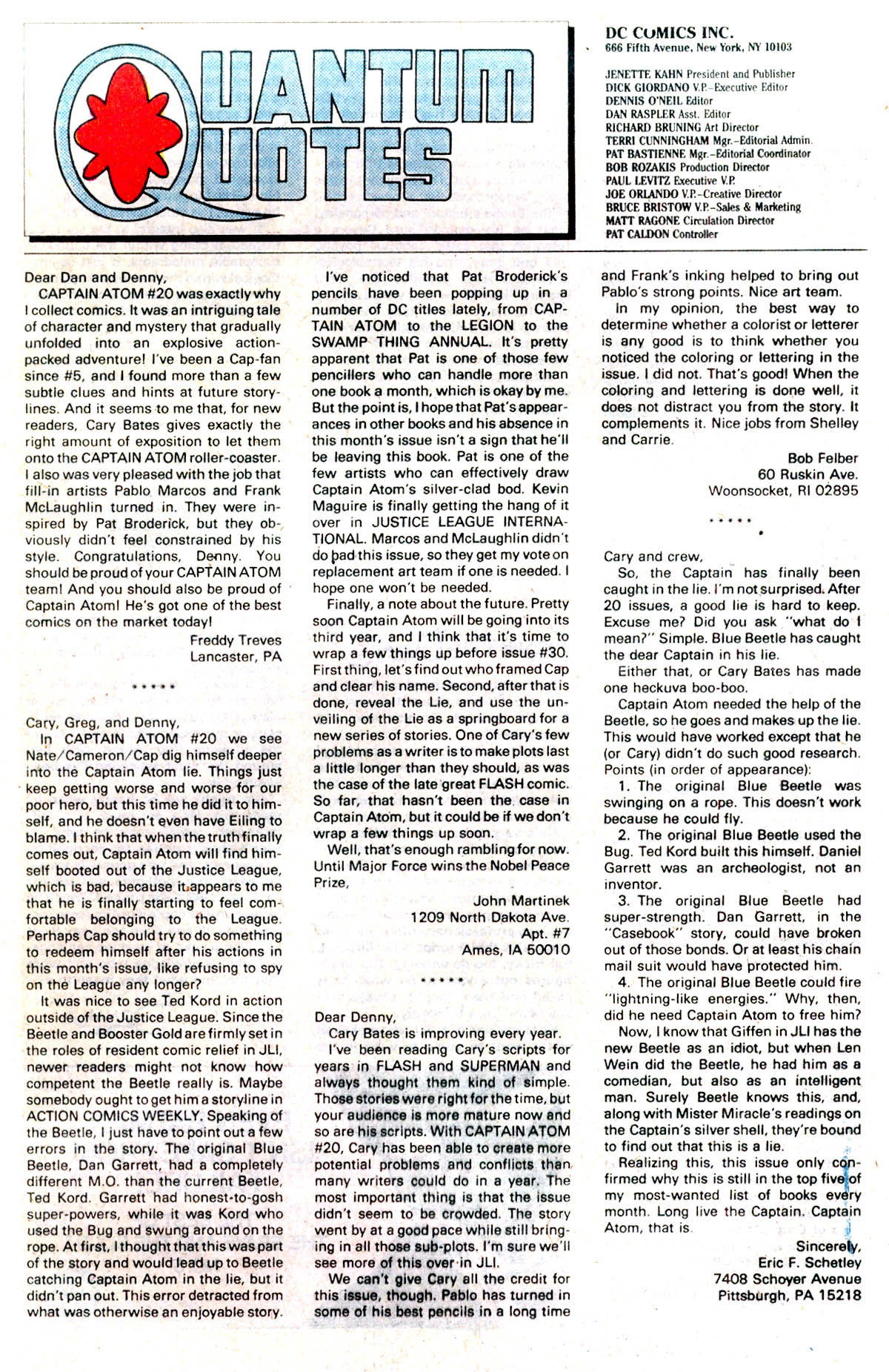 Read online Captain Atom (1987) comic -  Issue #23 - 24