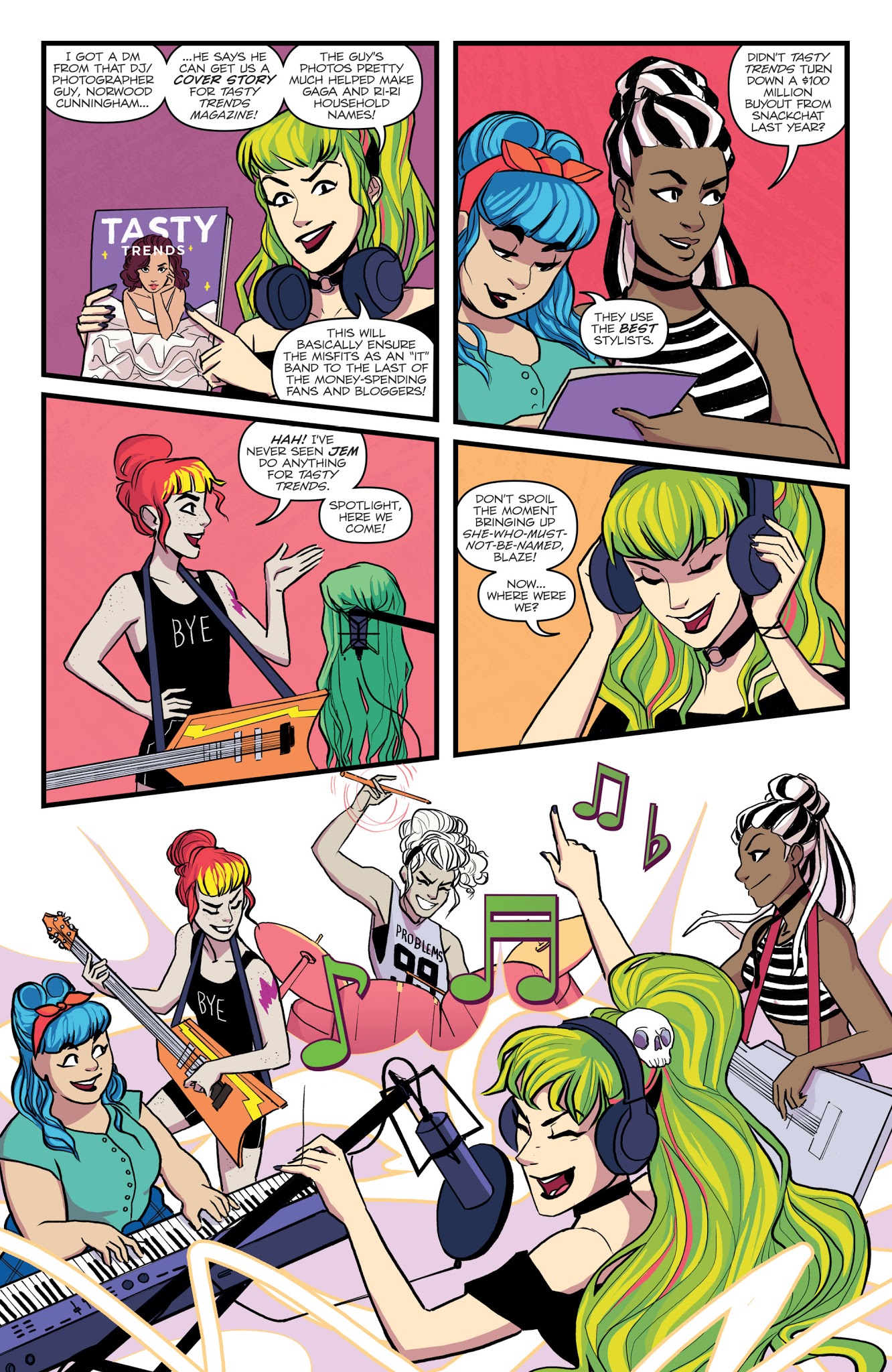 Read online Jem and the Holograms: Dimensions comic -  Issue #4 - 6