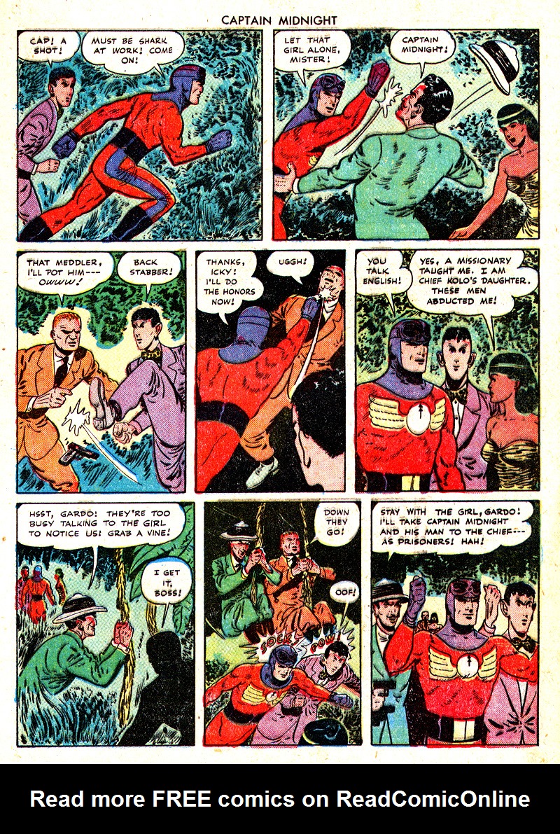 Read online Captain Midnight (1942) comic -  Issue #38 - 16