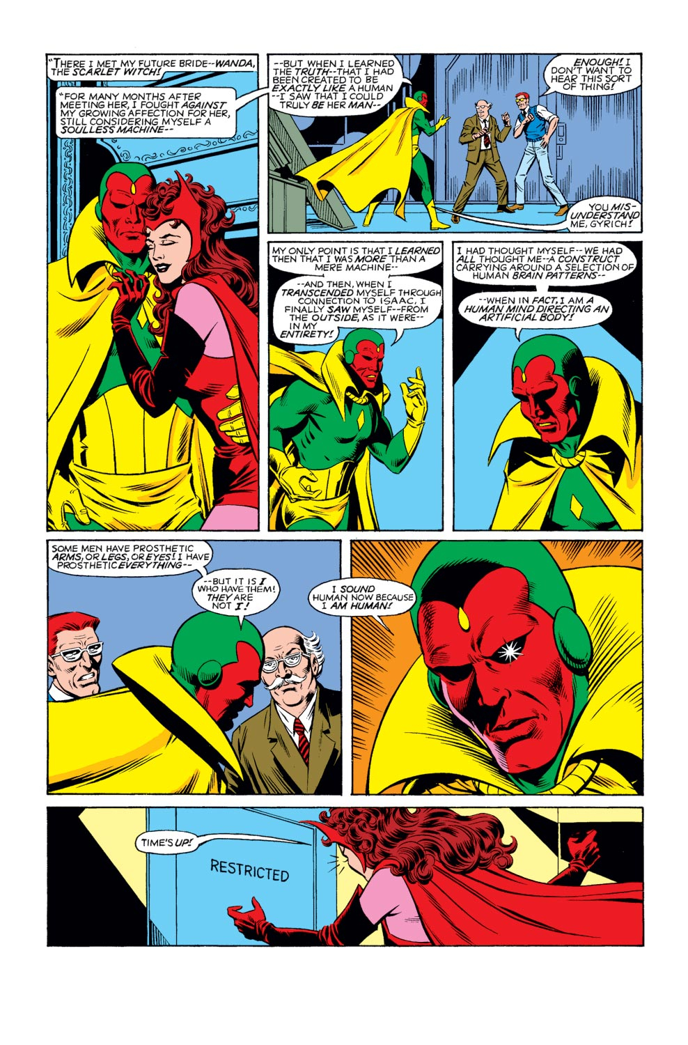 Read online The Vision and the Scarlet Witch (1985) comic -  Issue #1 - 6