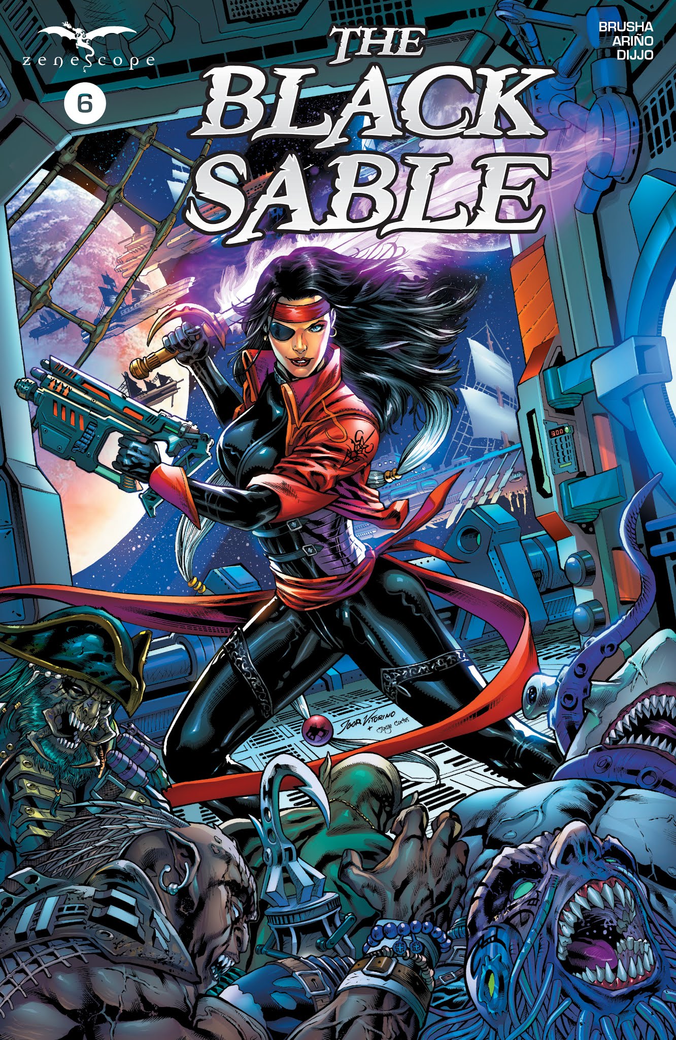 Read online The Black Sable comic -  Issue #6 - 1