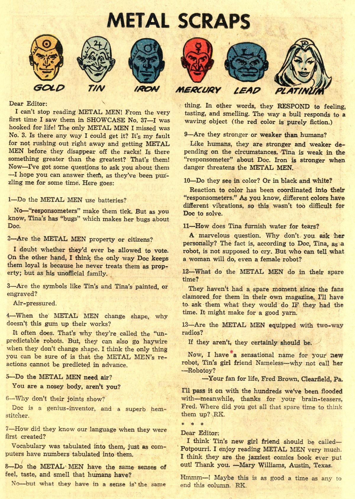 Metal Men (1963) Issue #17 #17 - English 25