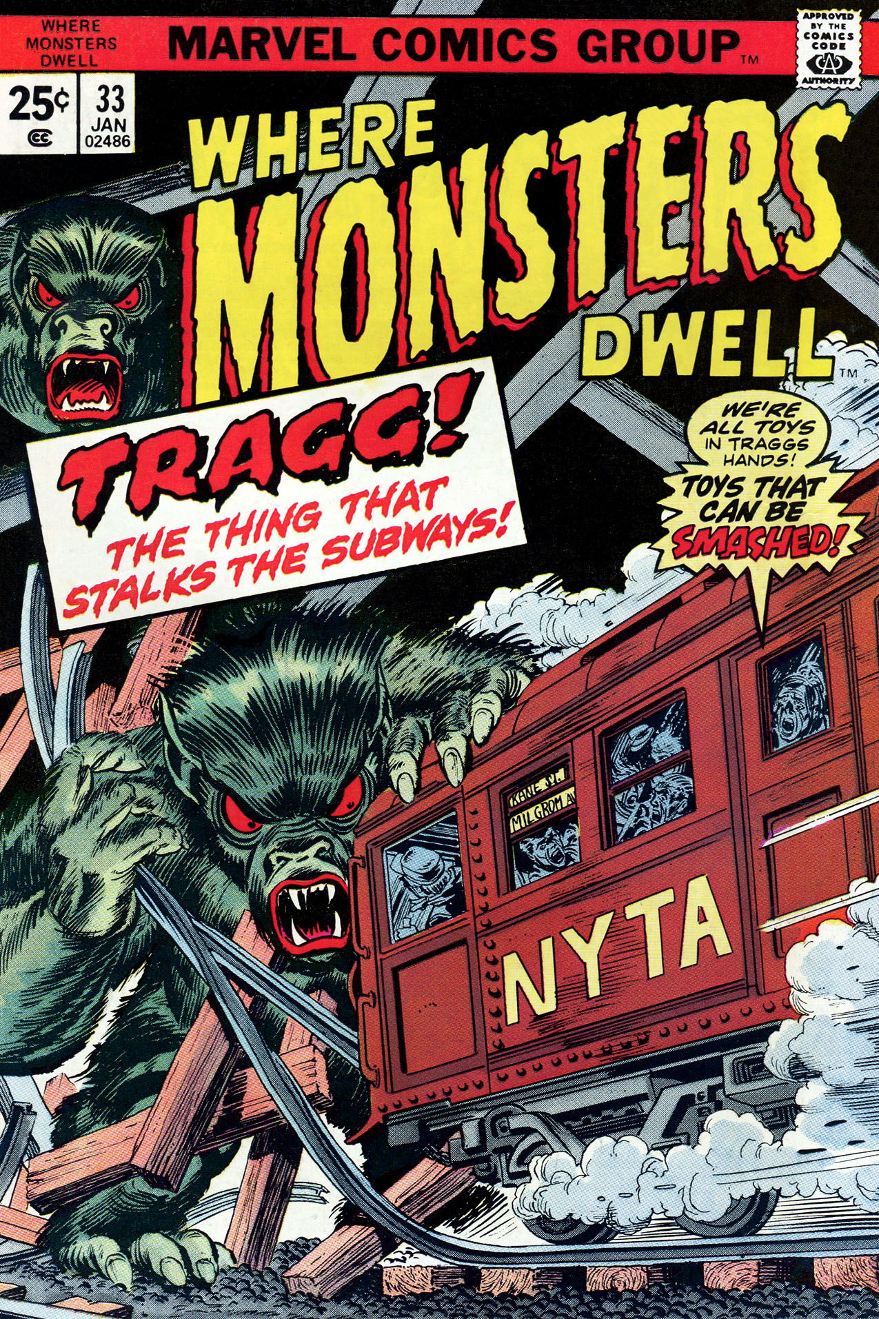 Read online Where Monsters Dwell (1970) comic -  Issue #33 - 1
