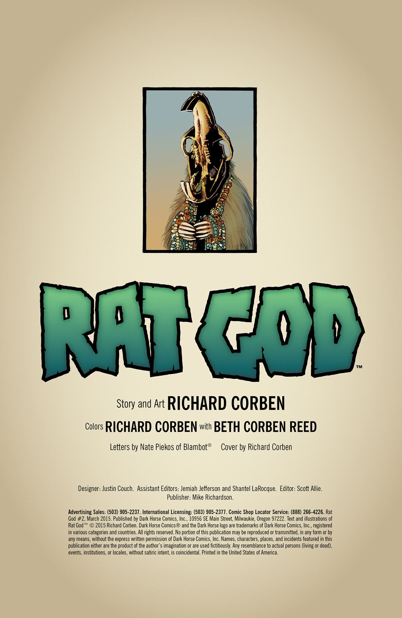 Read online Rat God comic -  Issue #2 - 2