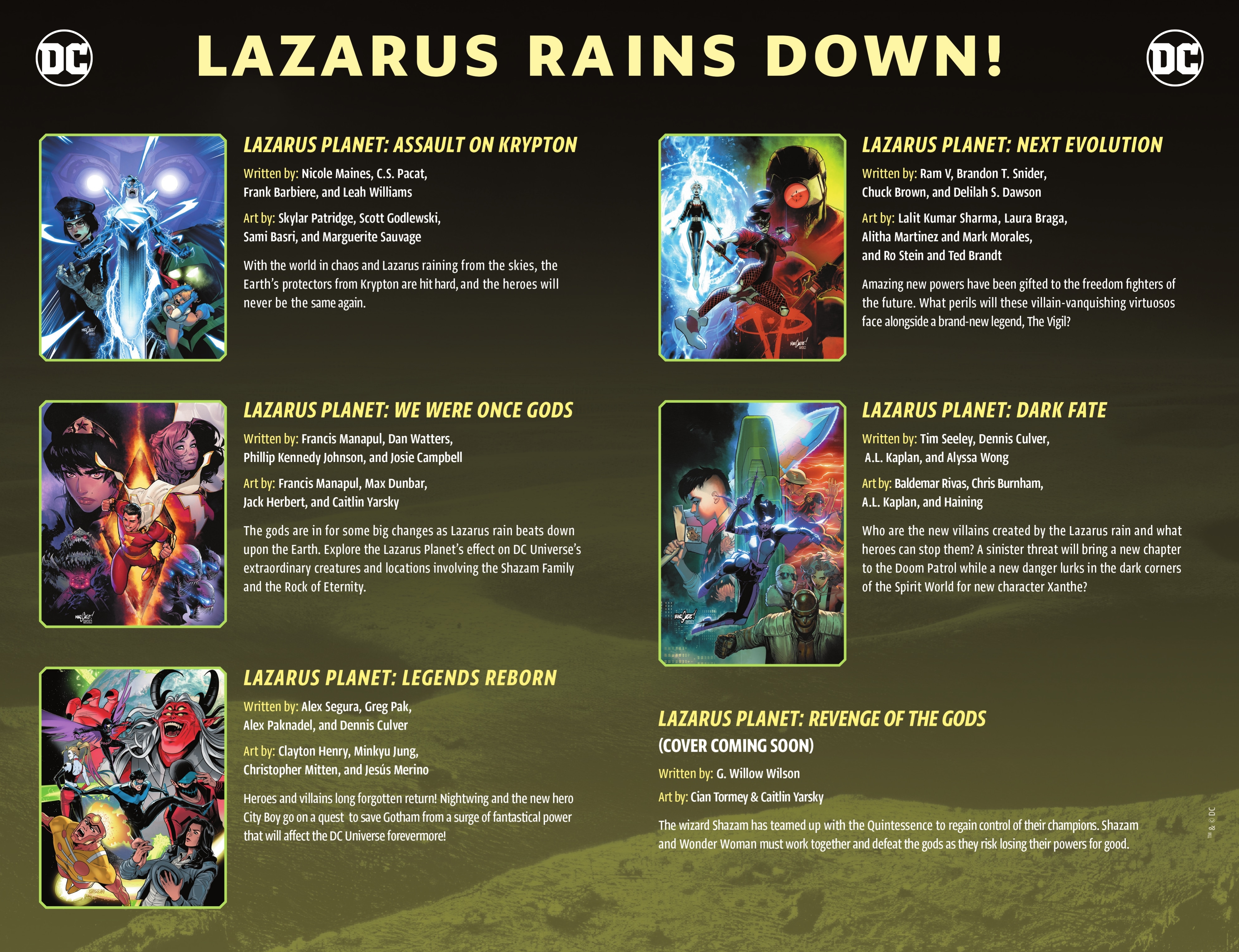 Read online Lazarus Planet: Alpha comic -  Issue # Full - 43
