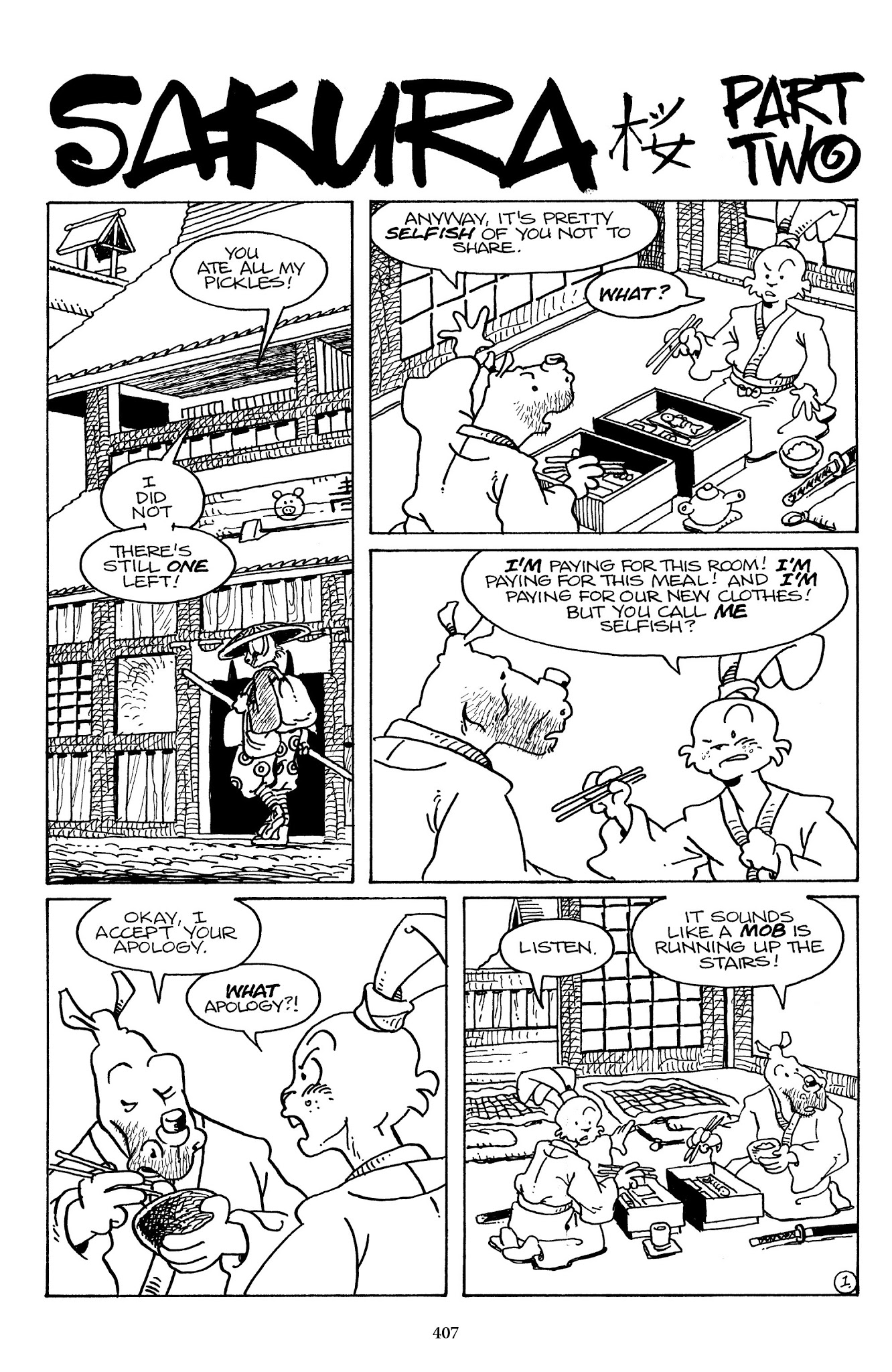 Read online The Usagi Yojimbo Saga comic -  Issue # TPB 6 - 405