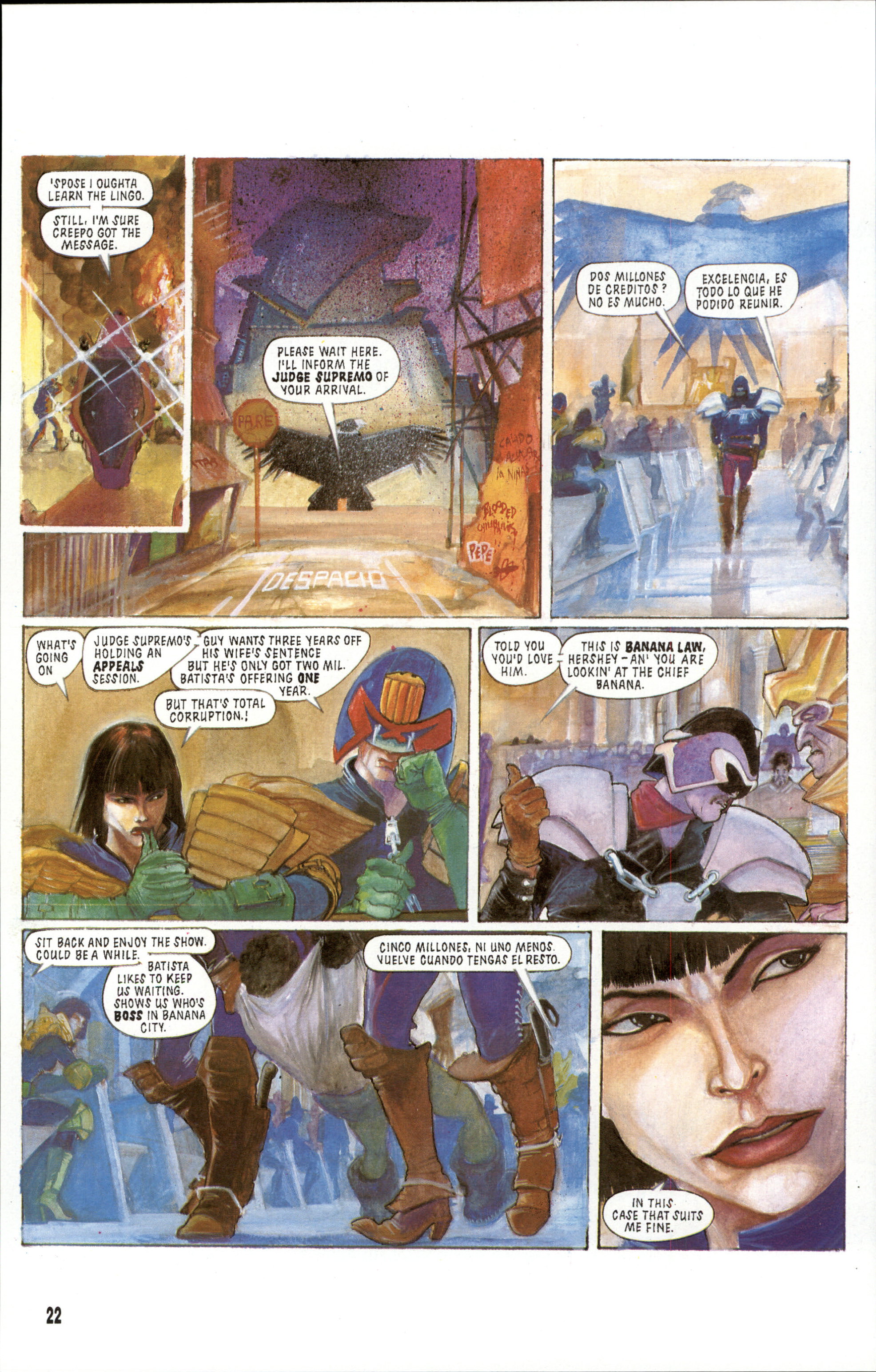 Read online Dredd Rules! comic -  Issue #7 - 24