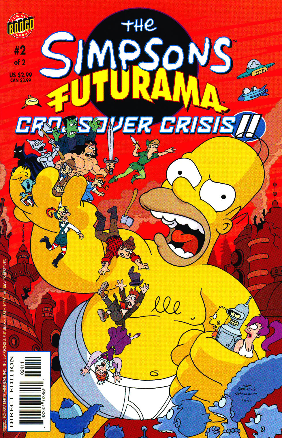 Read online Futurama Comics comic -  Issue #19c - 1