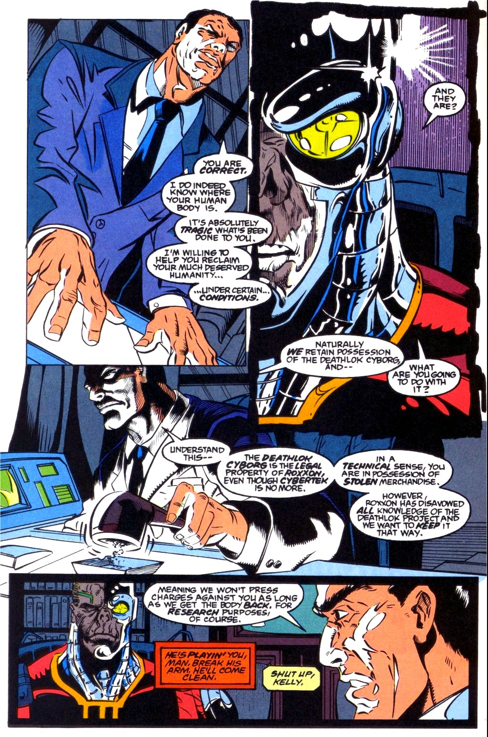 Read online Deathlok (1991) comic -  Issue #17 - 16