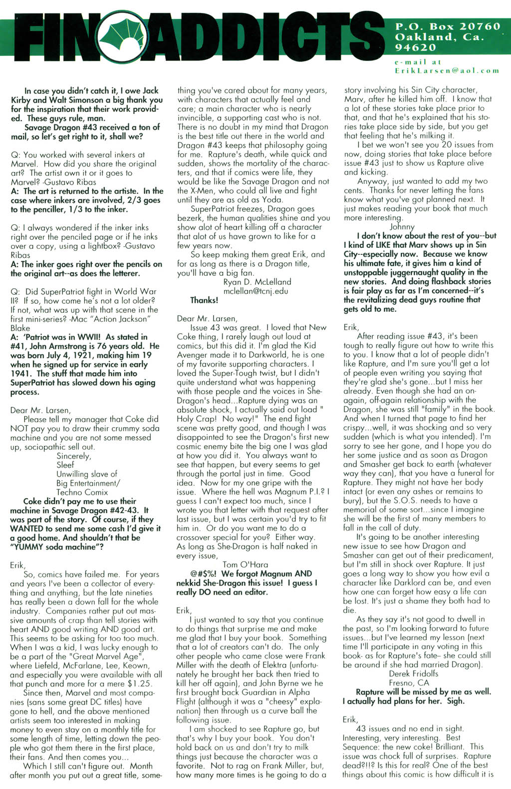 Read online The Savage Dragon (1993) comic -  Issue #45 - 25