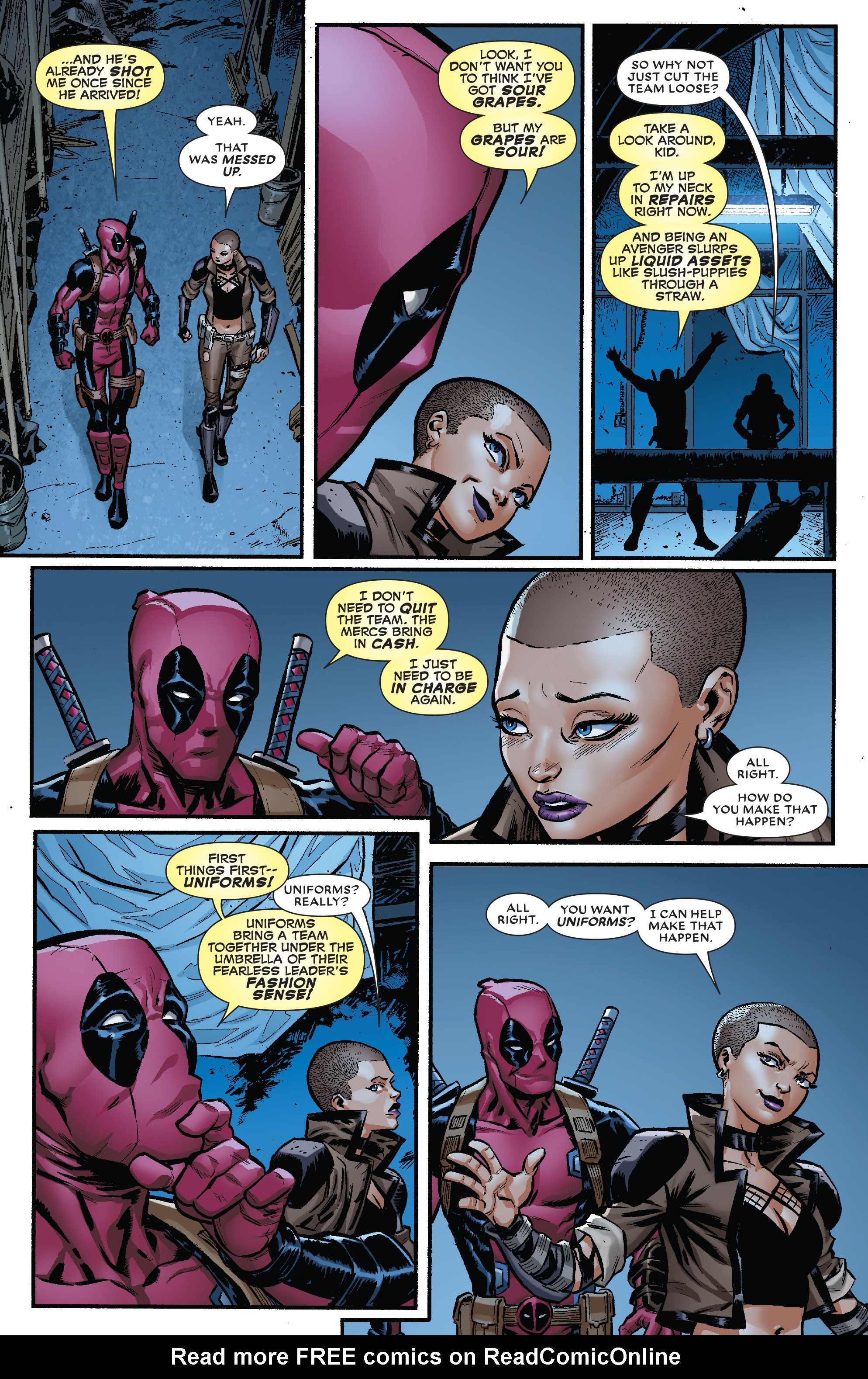 Read online Deadpool & the Mercs For Money [II] comic -  Issue #6 - 7