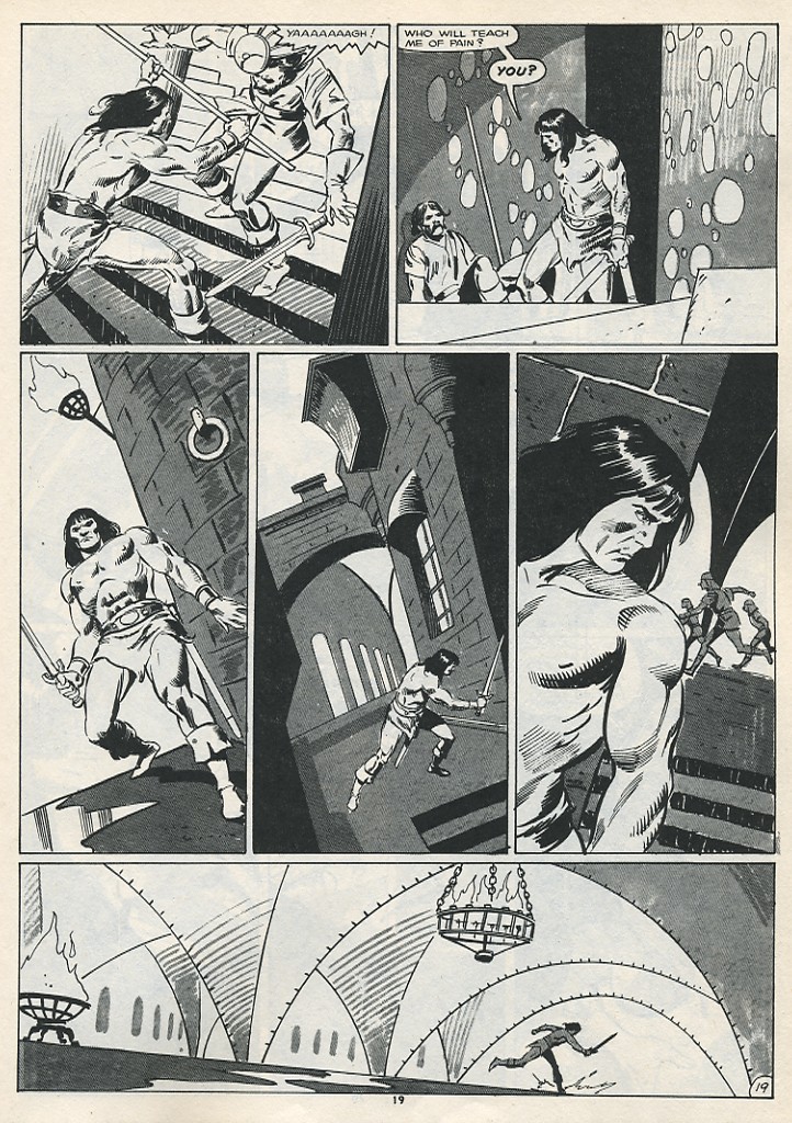 Read online The Savage Sword Of Conan comic -  Issue #177 - 21
