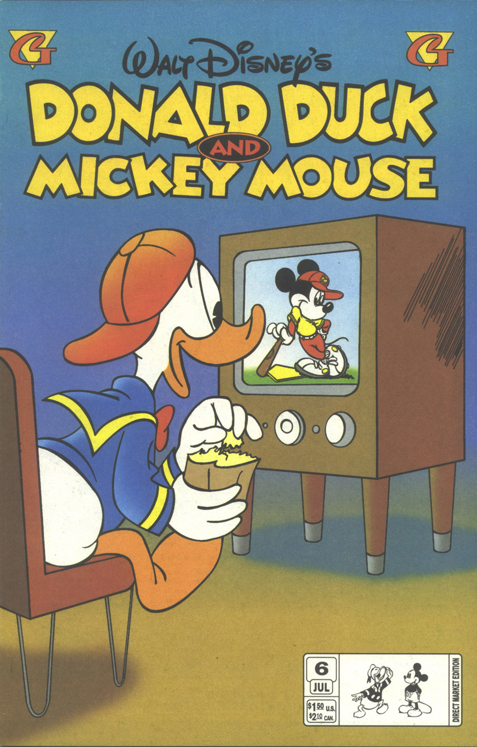 Read online Walt Disney's Donald Duck and Mickey Mouse comic -  Issue #6 - 1