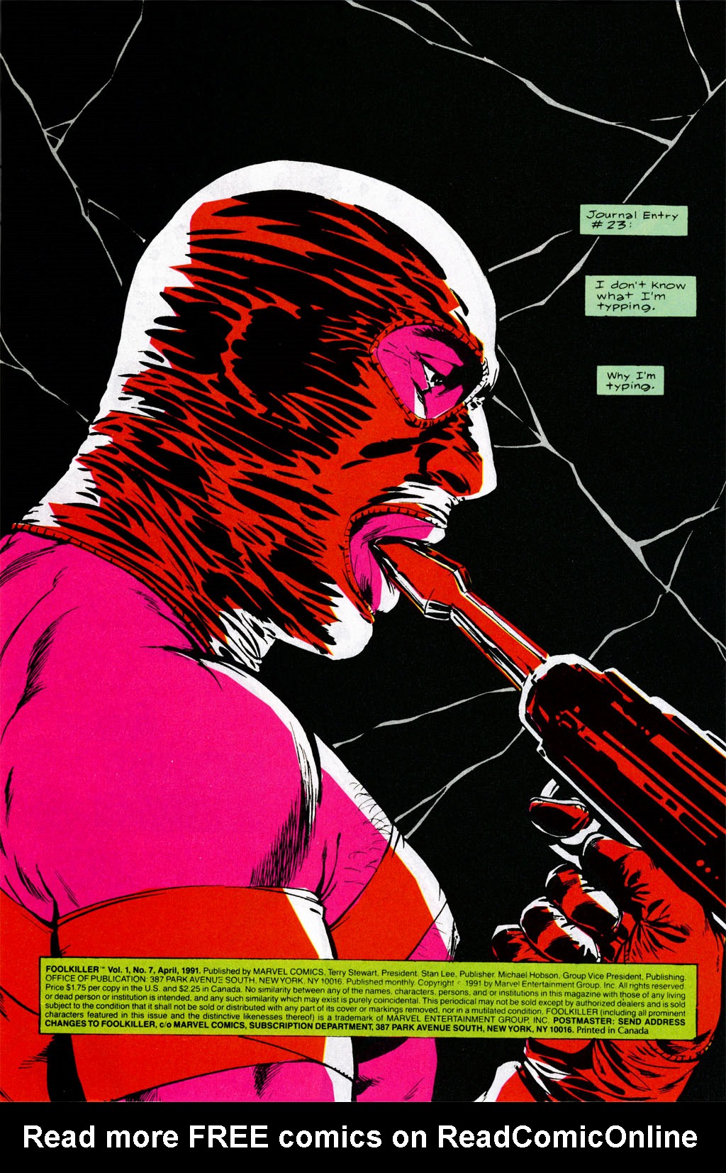 Read online Foolkiller (1990) comic -  Issue #7 - 2