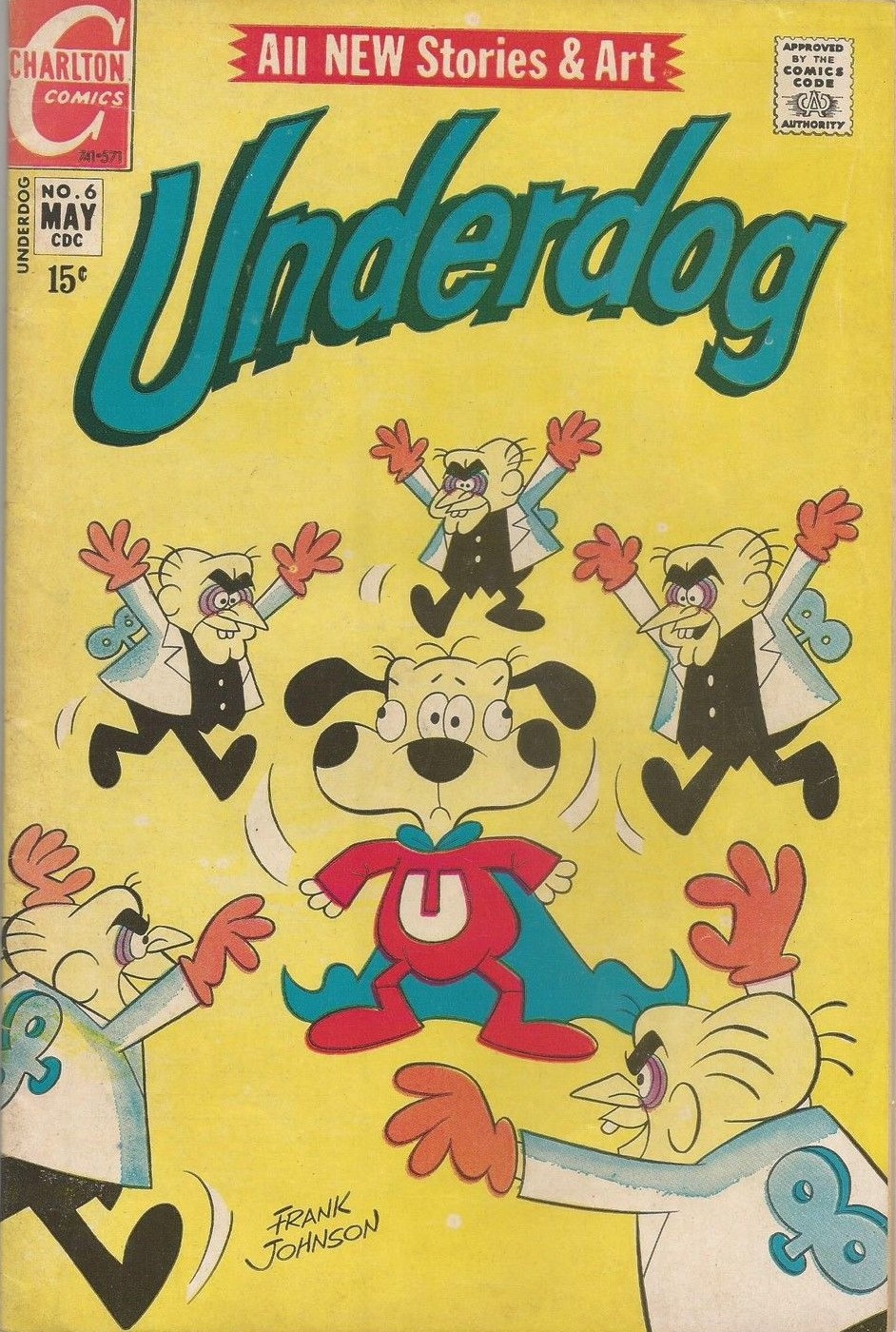 Read online Underdog (1970) comic -  Issue #6 - 1